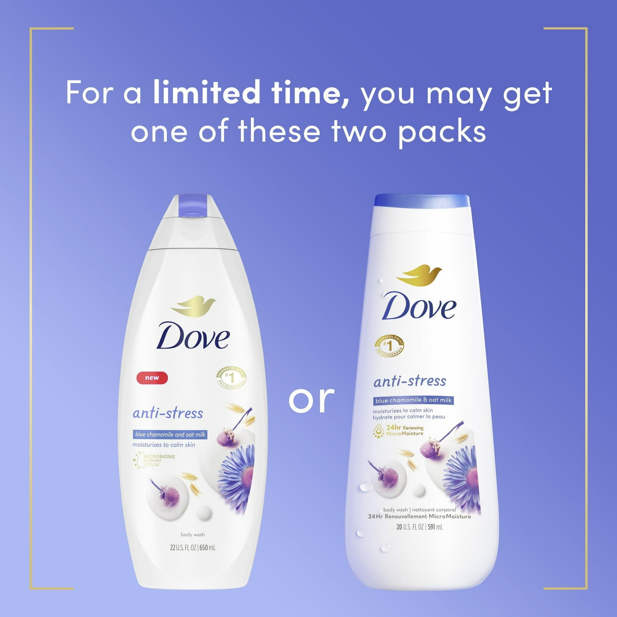 Dove Anti-Stress Long Lasting Women's Body Wash 