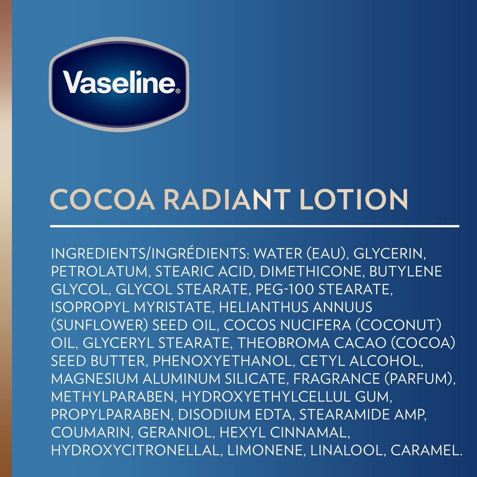 Vaseline Intensive  Body Lotion, Cocoa, 10 fl oz