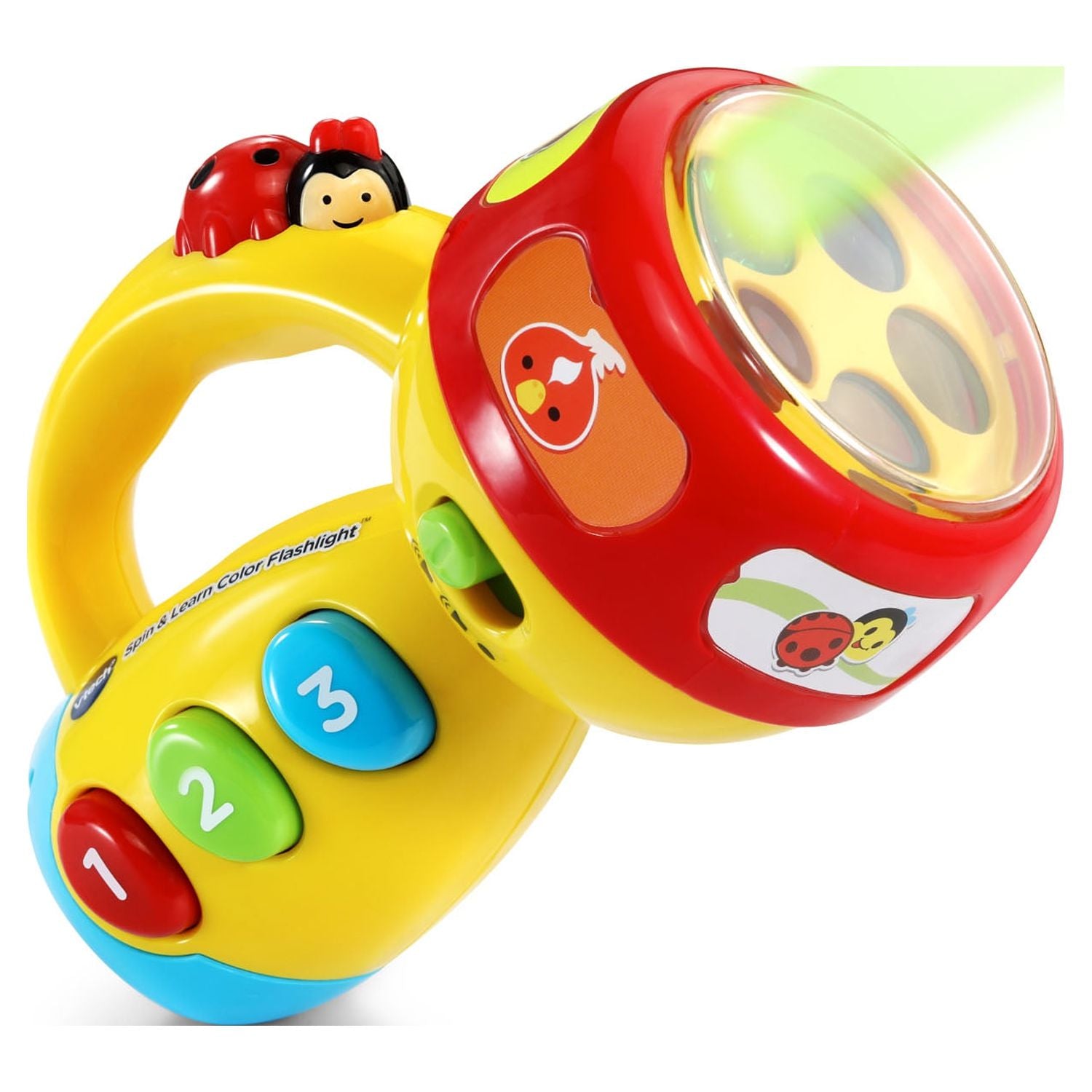 VTech, Spin and Learn Color Flashlight, Toddler Learning Toy