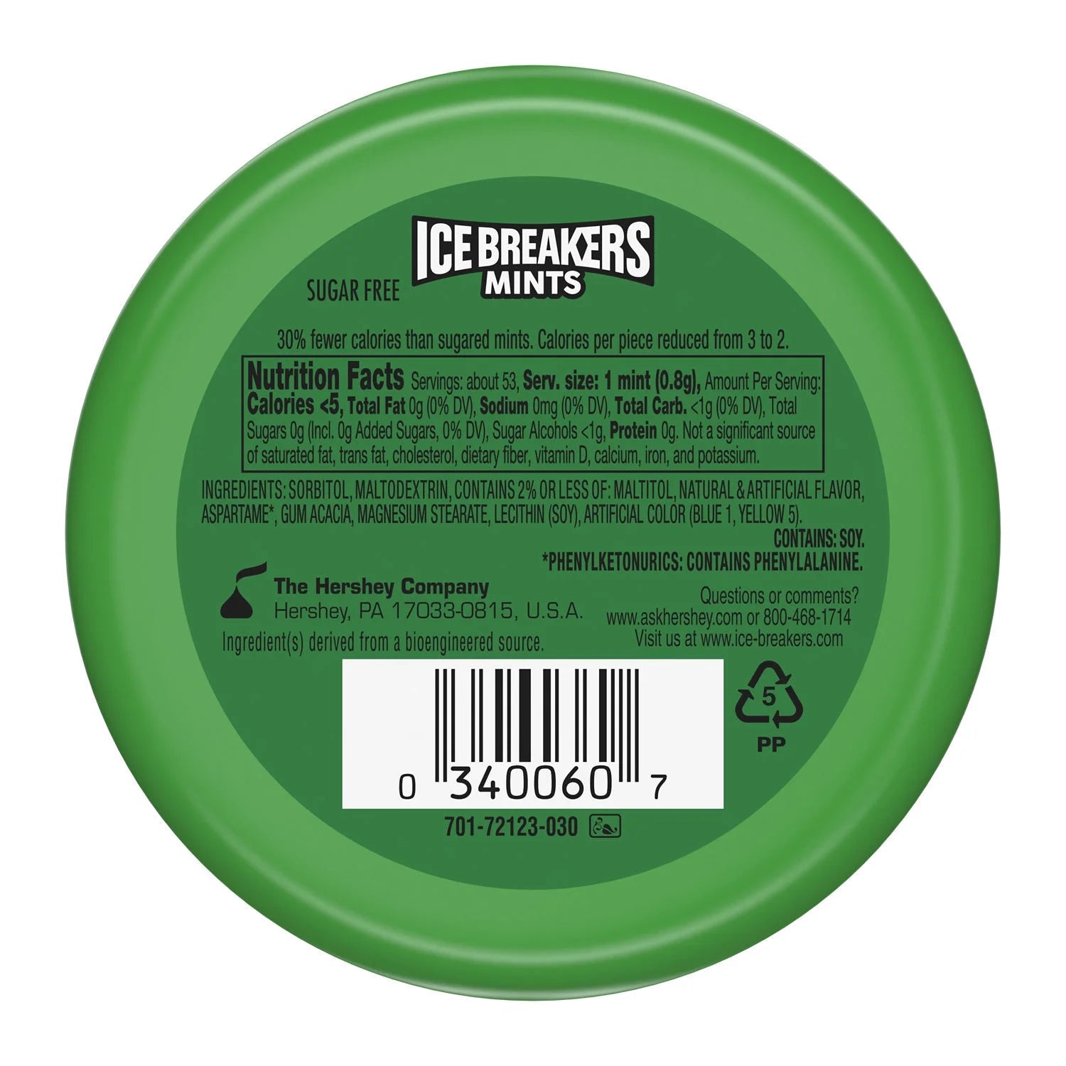 Ice Breakers Spearmint Sugar Free Mints