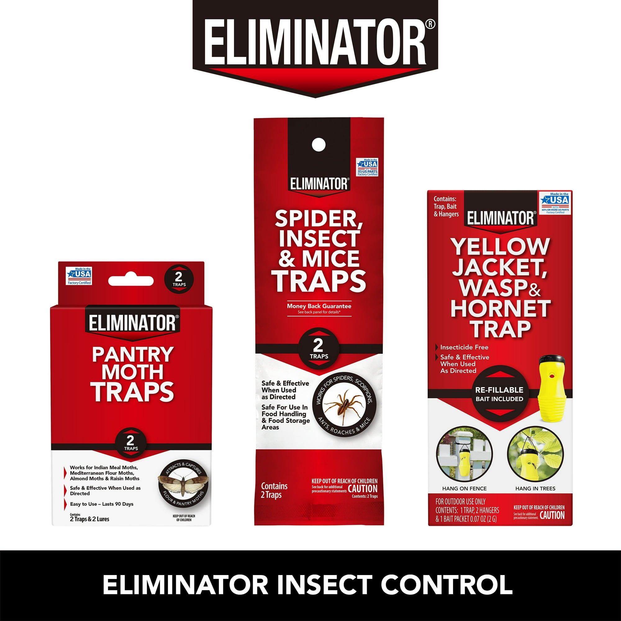 Eliminator Single Use Spider & Insect Traps, 2 Count