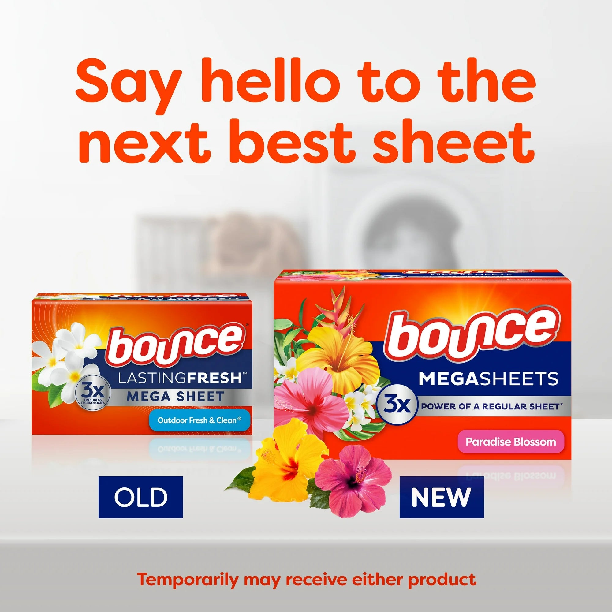 Bounce Lasting Fresh Mega Dryer Sheets