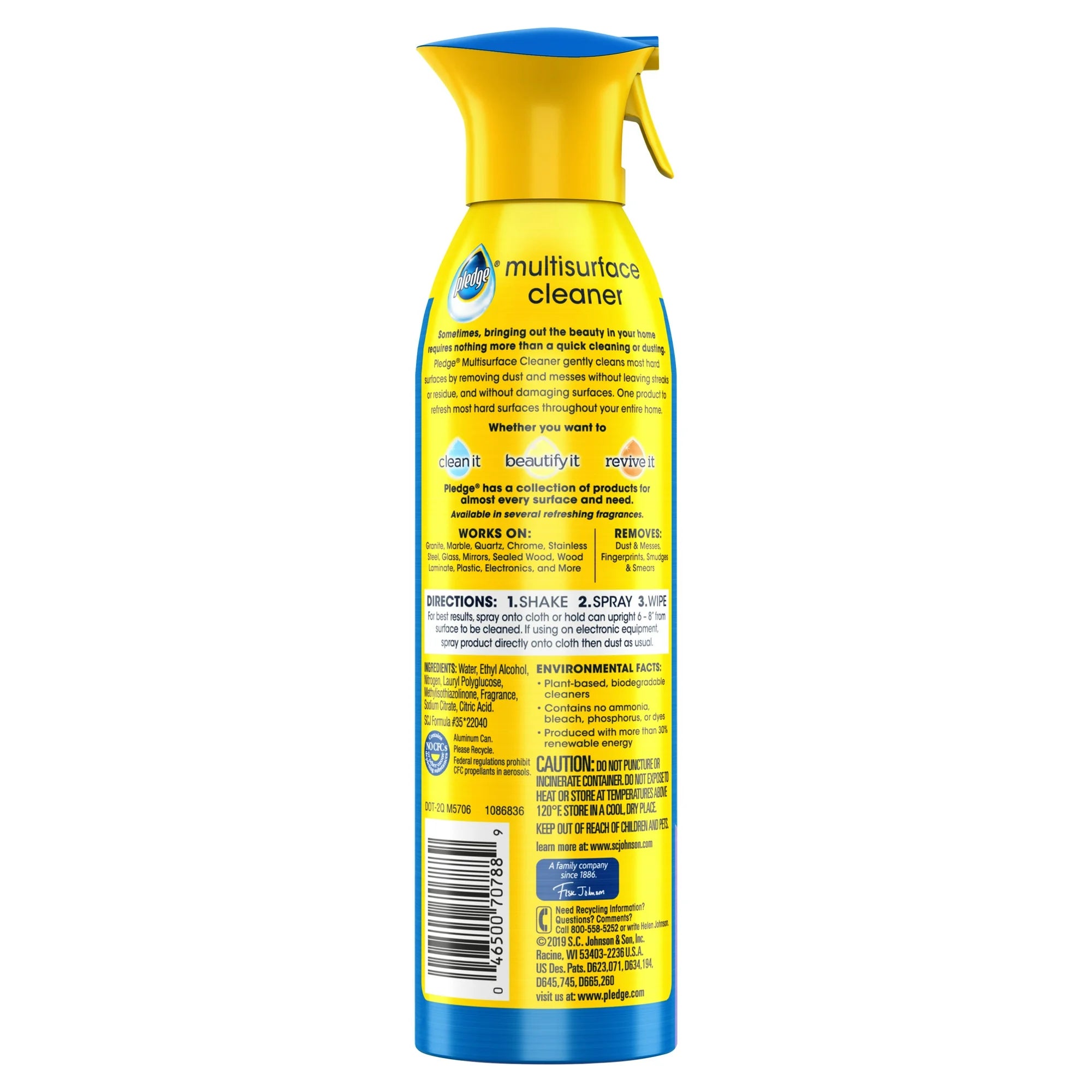 Pledge Multisurface Cleaner Spray, Electronic, Stainless Steel & Glass Cleaner