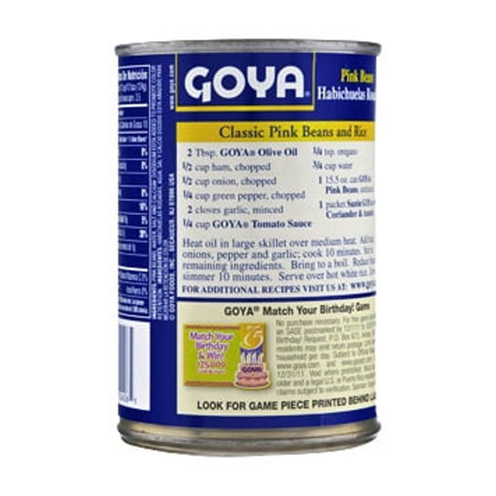 Goya Pink Beans -15.5 Ounce