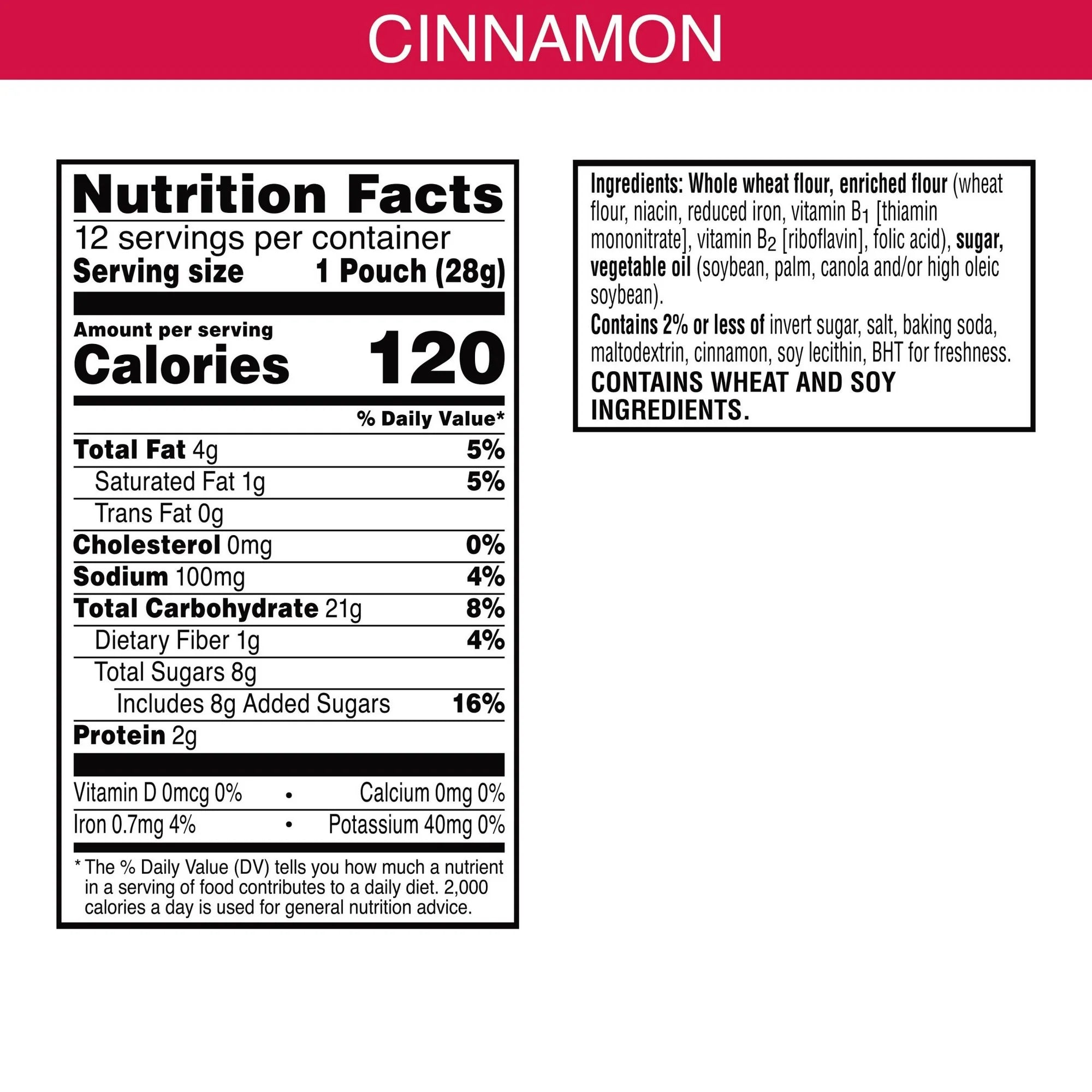 Kellogg's Cinnamon Baked Graham Cracker Sticks - 12 Count