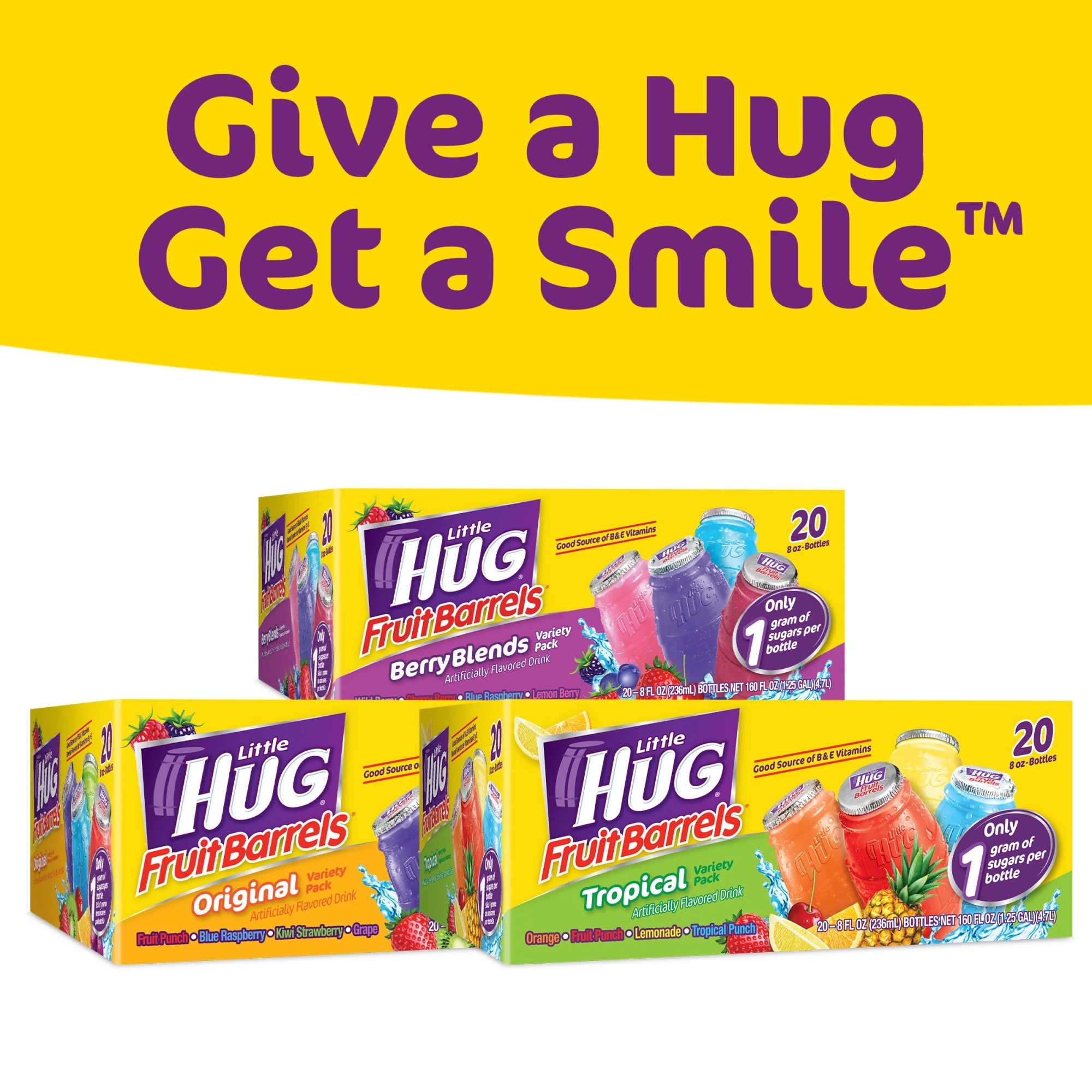 Little HUG Fruit Barrels, Kids Drinks