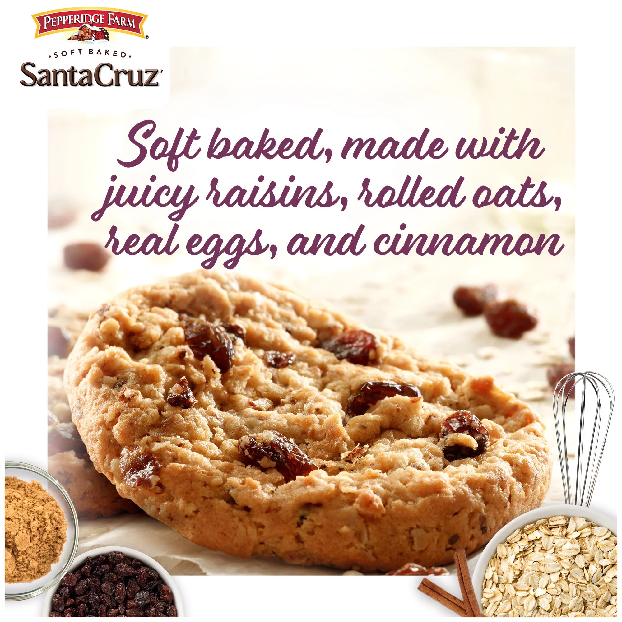 Pepperidge Farm Oatmeal Raisin Soft Cookies