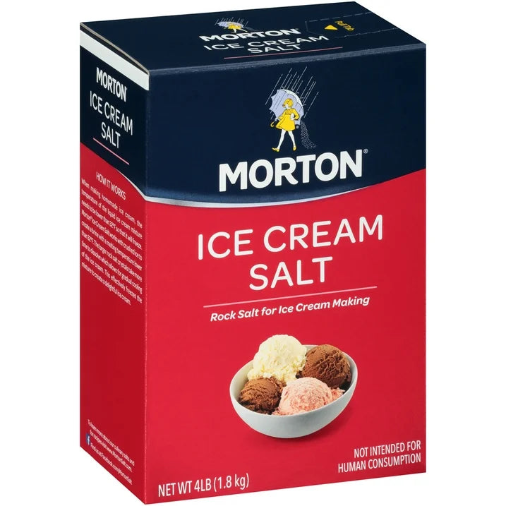 Morton Ice Cream Salt - 4lb Box