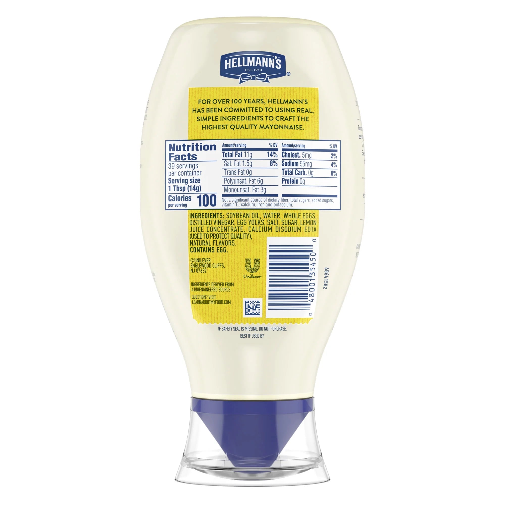 Hellmann's Real Mayonnaise: Gluten-Free & Cage-Free