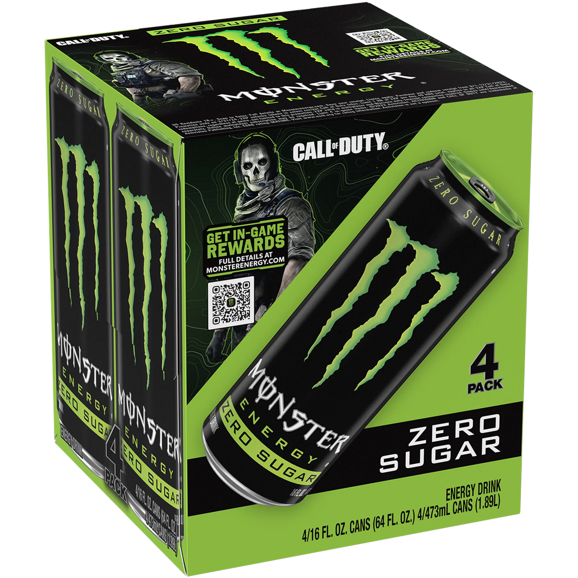 Monster Energy Drink, Zero Sugar, Energy Drink