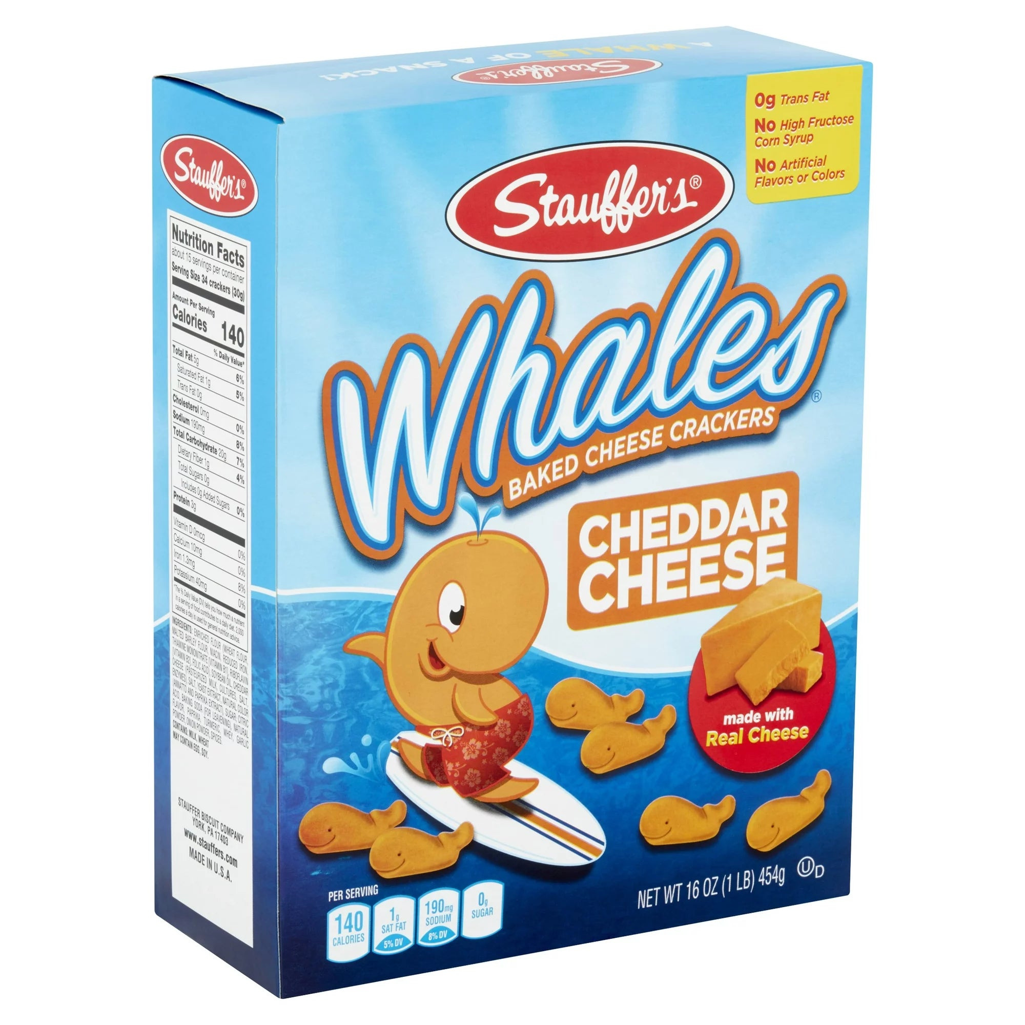 Stauffer's Whales  Cheese Snack Crackers