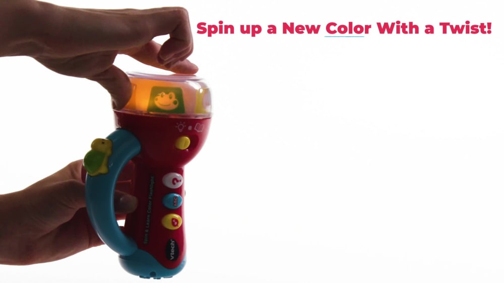 VTech, Spin and Learn Color Flashlight, Toddler Learning Toy