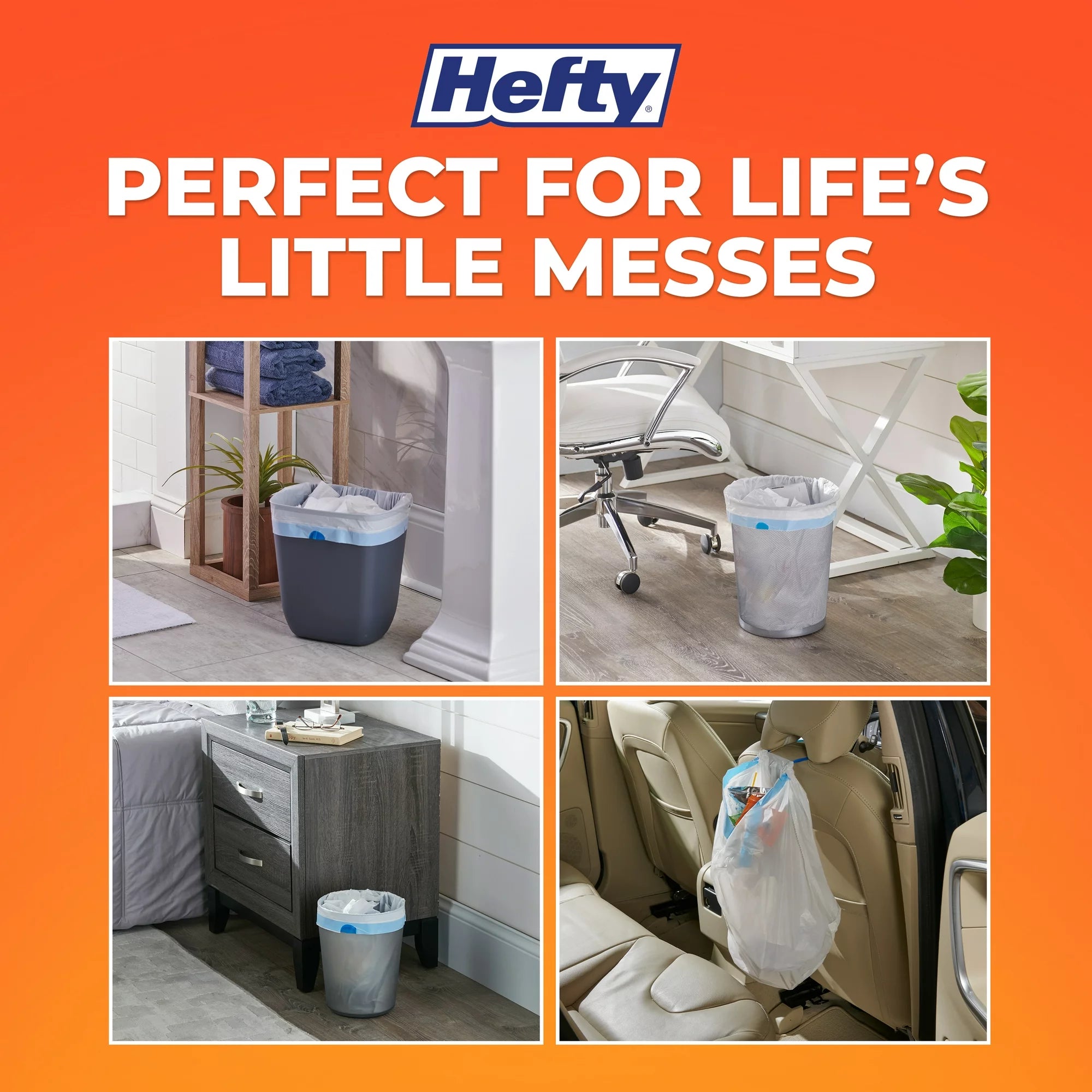 Hefty Medium Garbage Bags  Fabuloso Scent