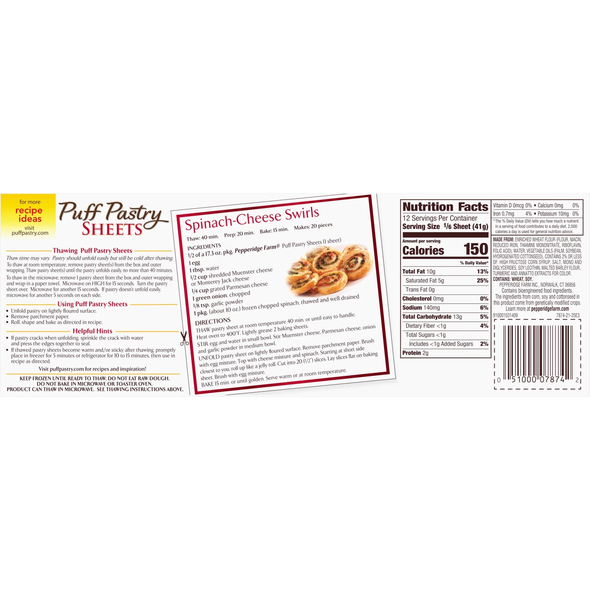 Pepperidge Farm Puff Pastry Sheets