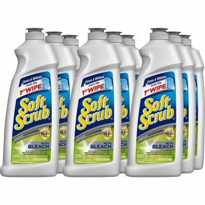 Soft Scrub Antibacterial Cleaner with Bleach Surface Cleanser, 24 Fluid Ounces