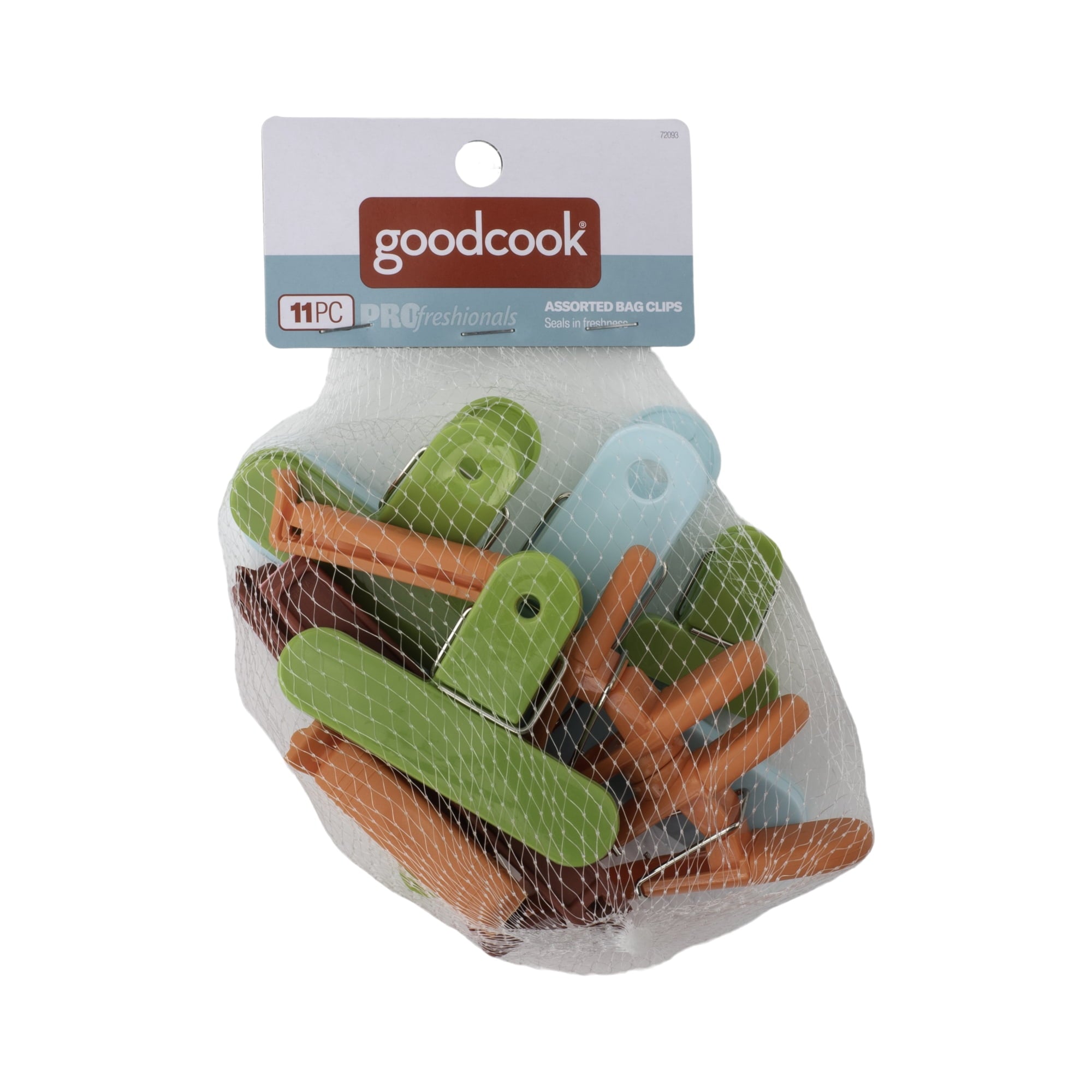 GoodCook PROfreshionals Bag Clips 11-Piece Set, Multicolor