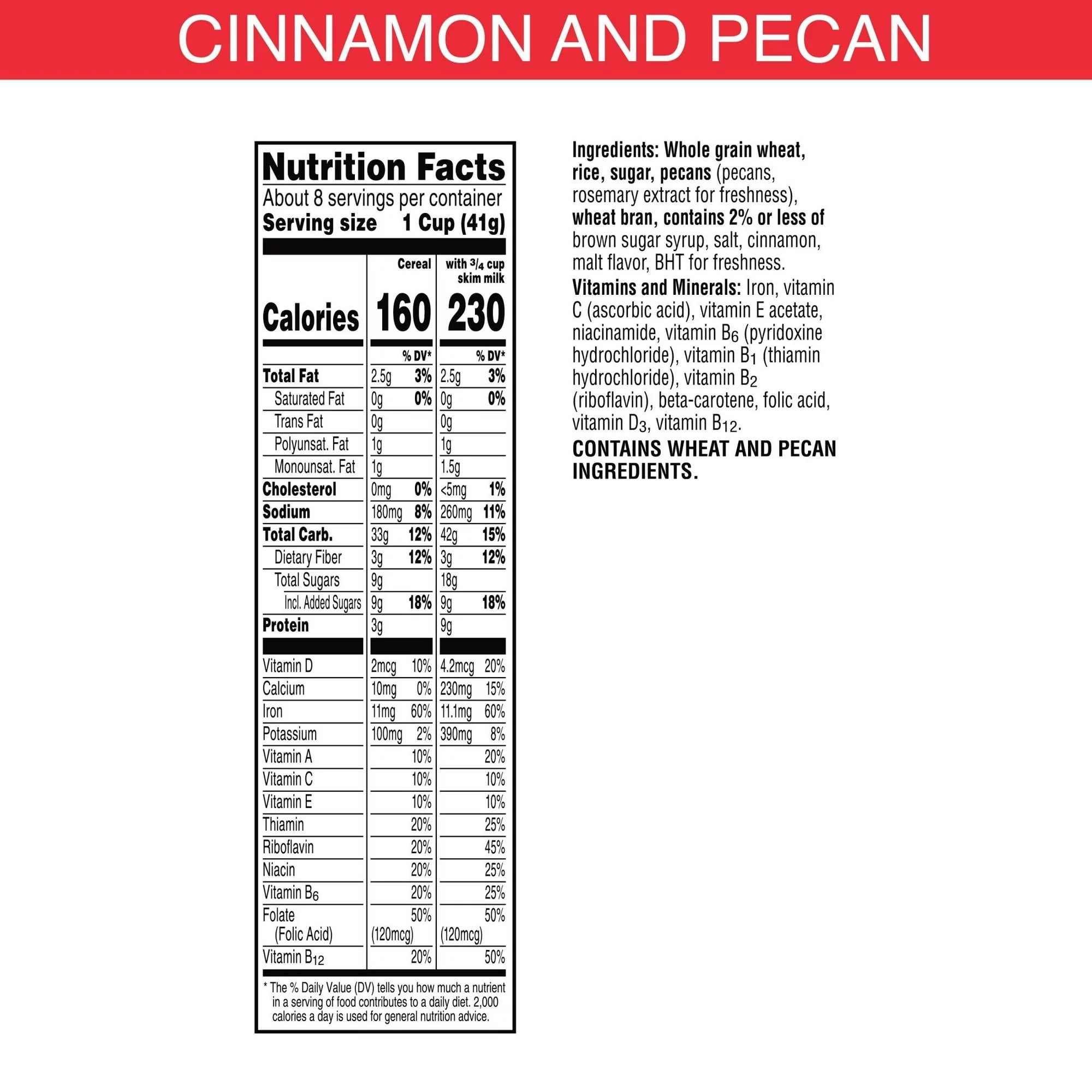 Kellogg's Special Cinnamon and Pecan Cereal