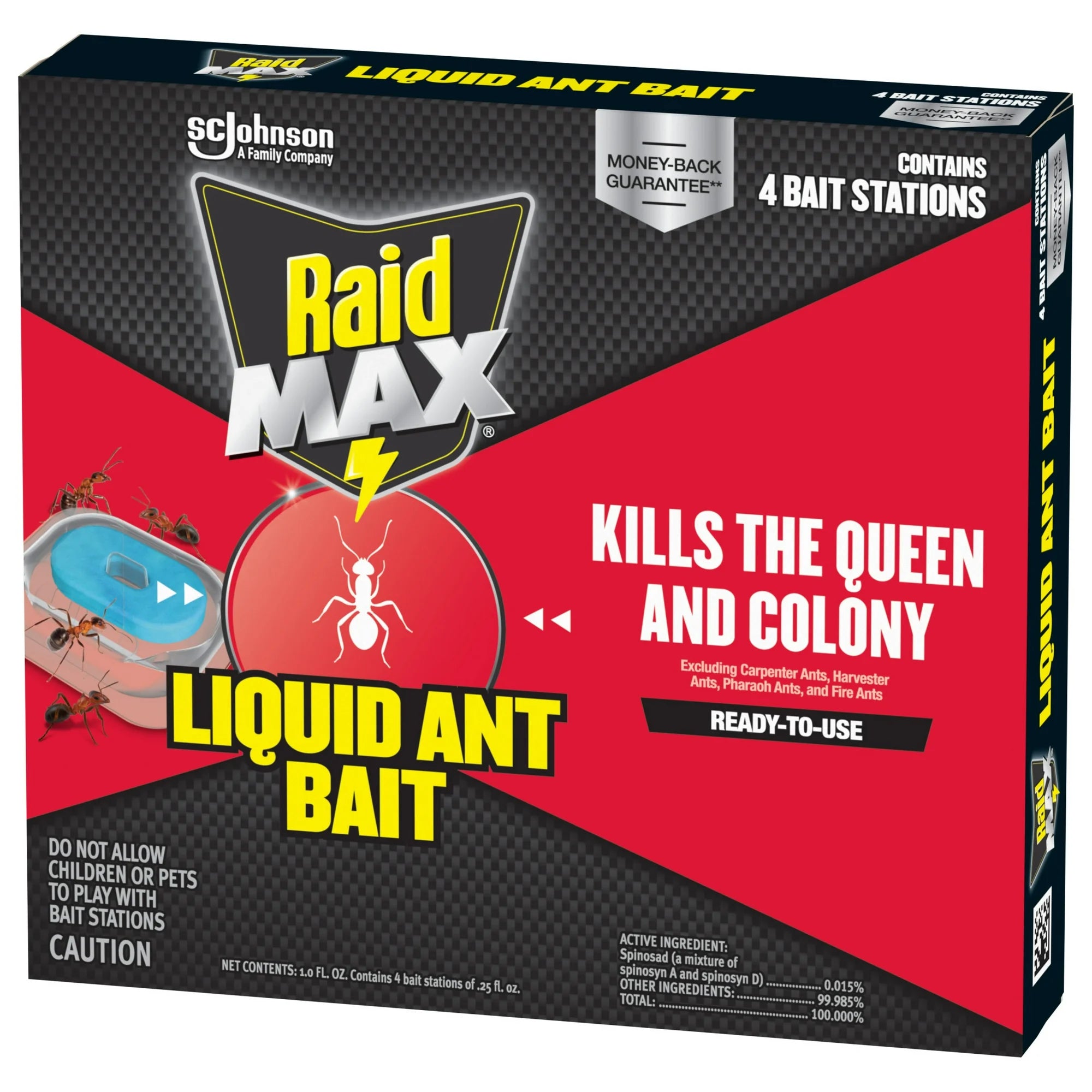 Raid Max Liquid Ant Killer Bait, 4 Count