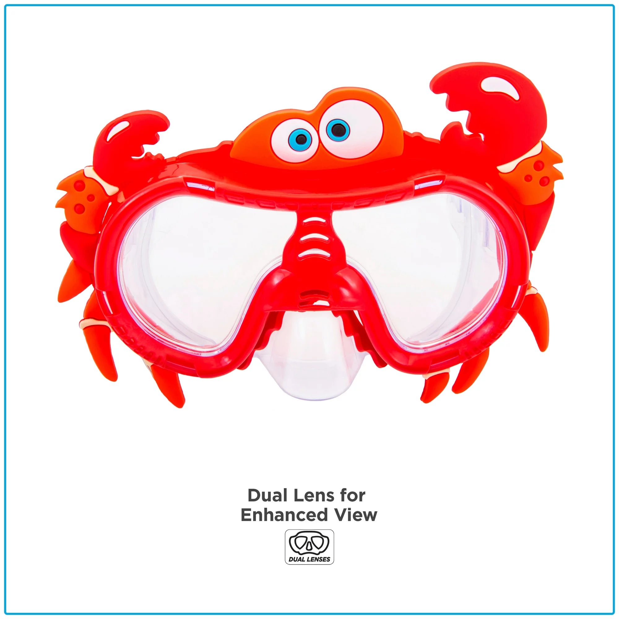 EyePop Red Crabby Swim Goggles