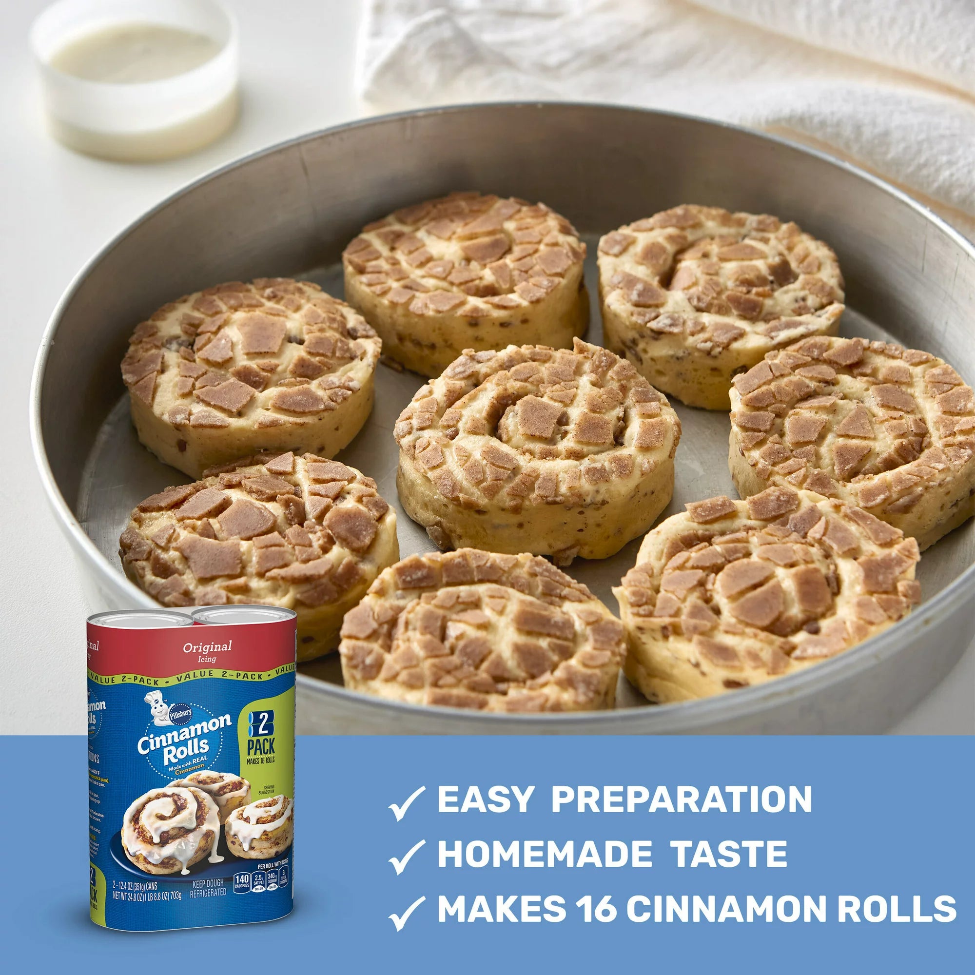 Pillsbury Cinnamon Rolls ,Pastry Dough