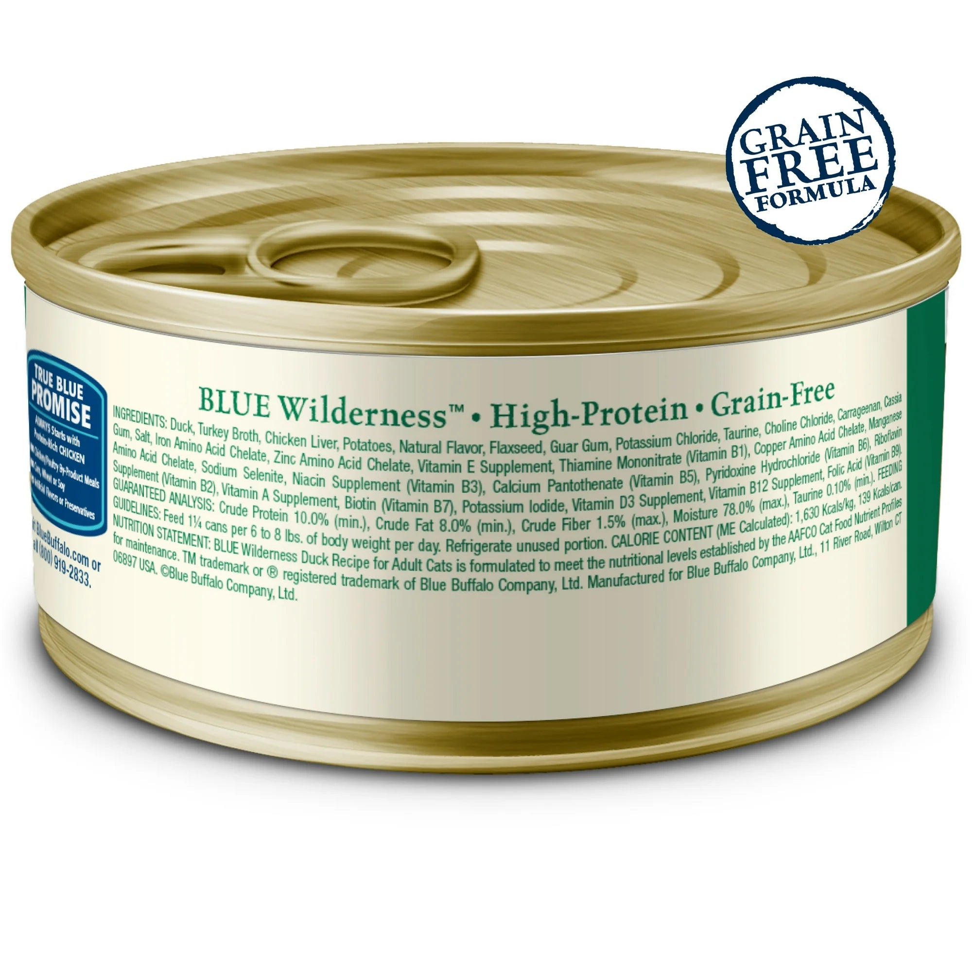 Blue Buffalo  Adult Cat Wet Food, Duck, 3-oz