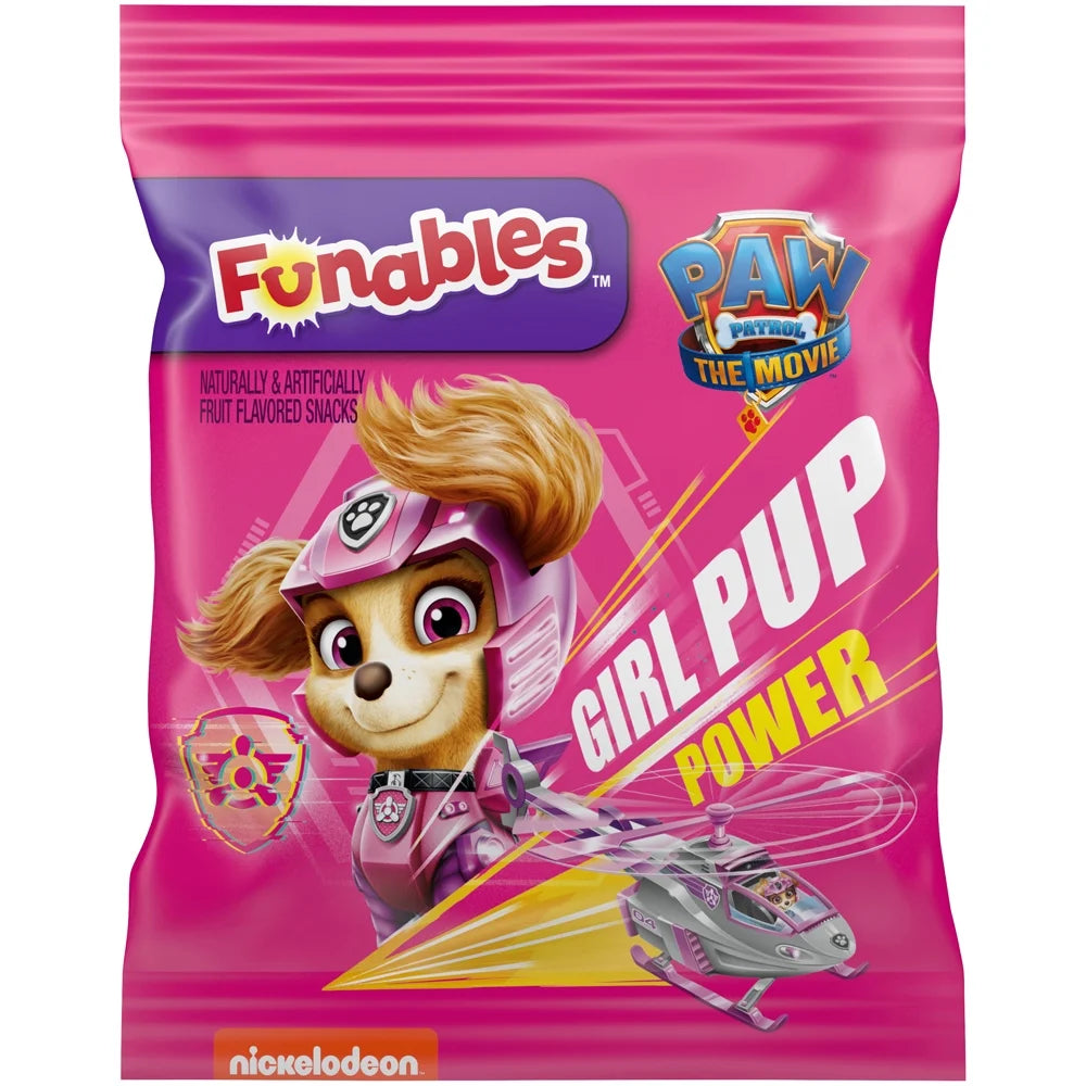 Funables Fruit Flavored Snacks, Paw Patrol the Movie, 0.8 oz, 22 Count