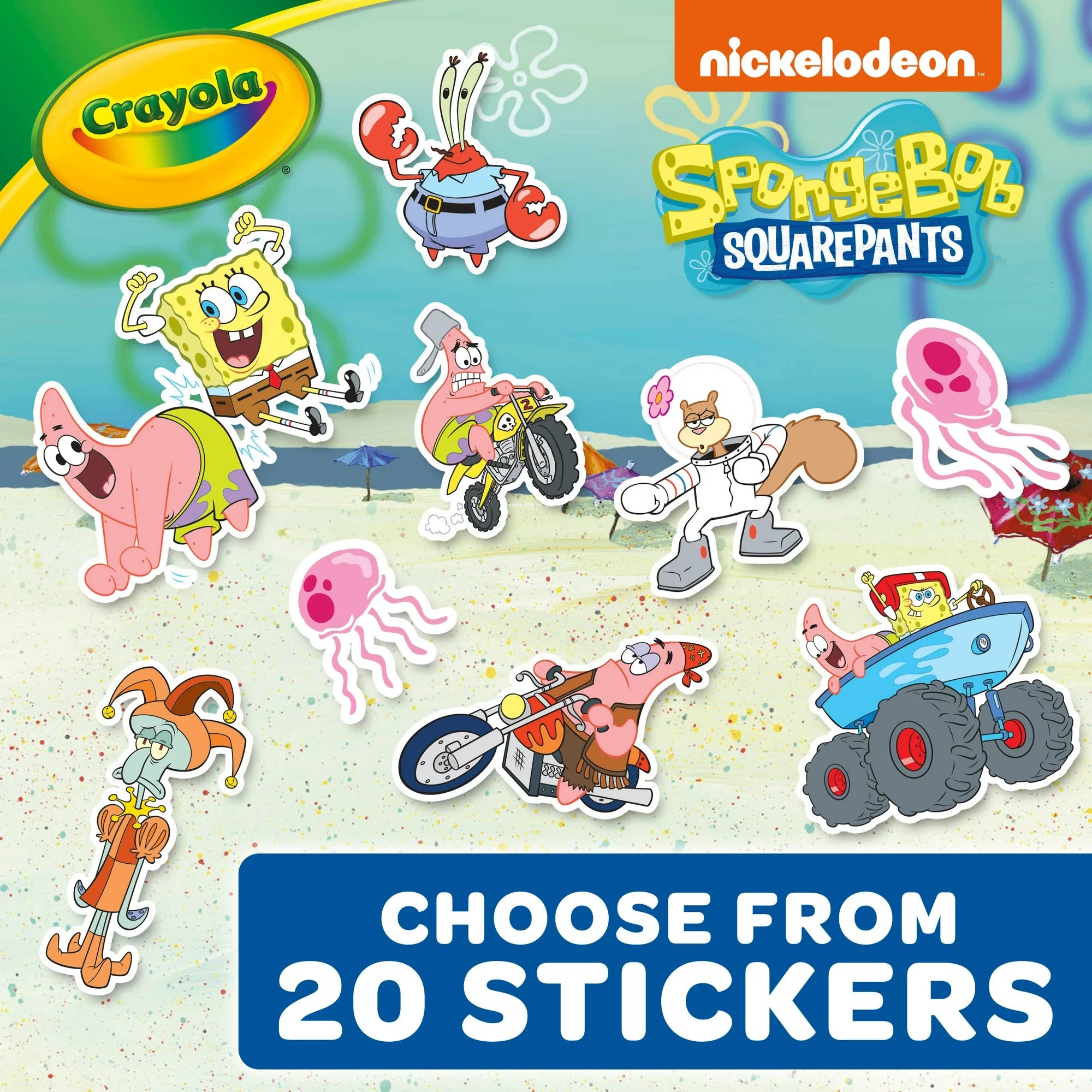 Crayola SpongeBob Coloring Book with Stickers