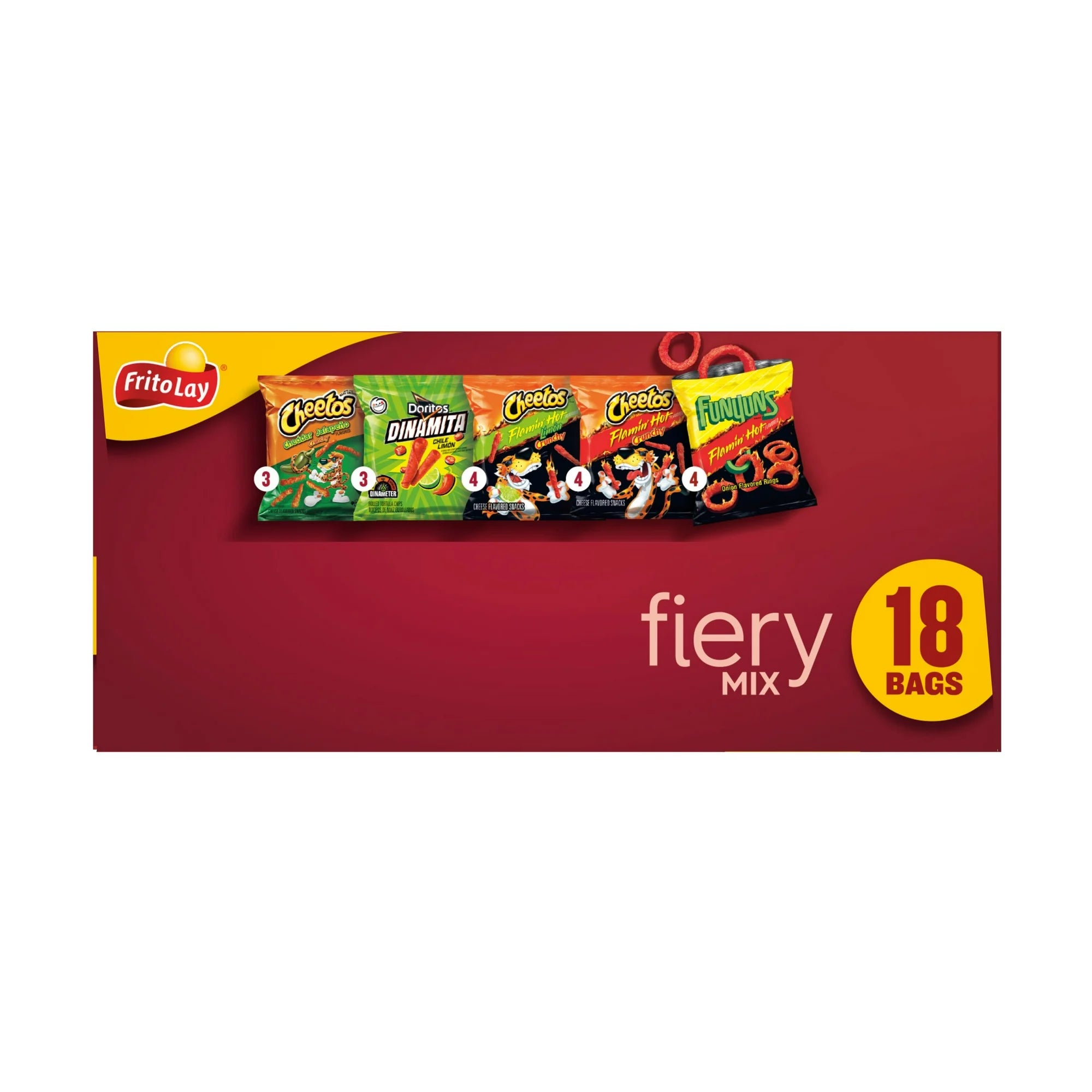 Frito-Lay Fiery Mix Variety Pack Snack Chips