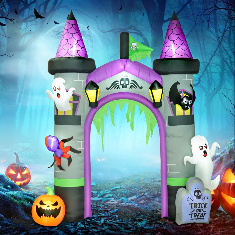 Outsunny 12ft Halloween Inflatable Archway