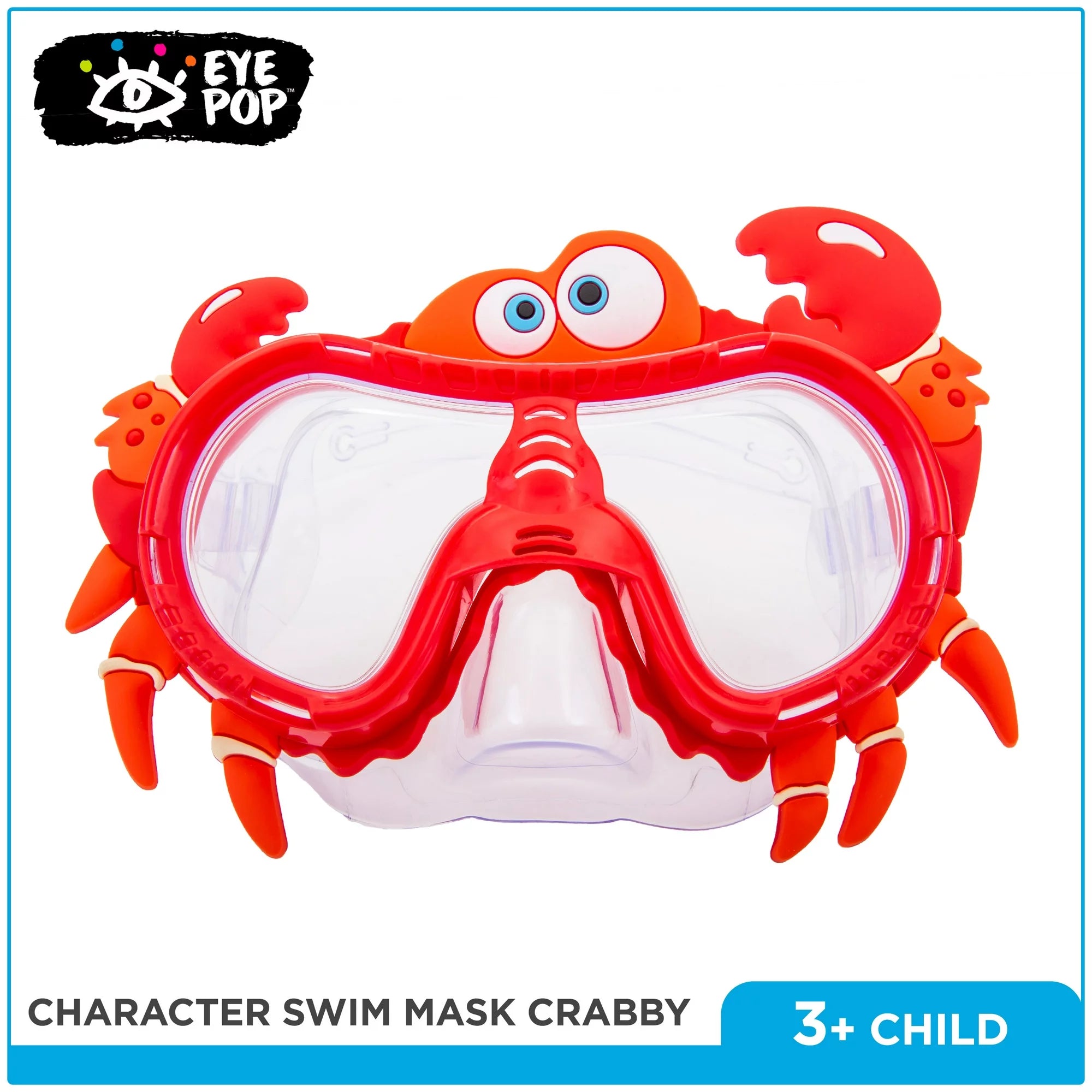 EyePop Red Crabby Swim Goggles