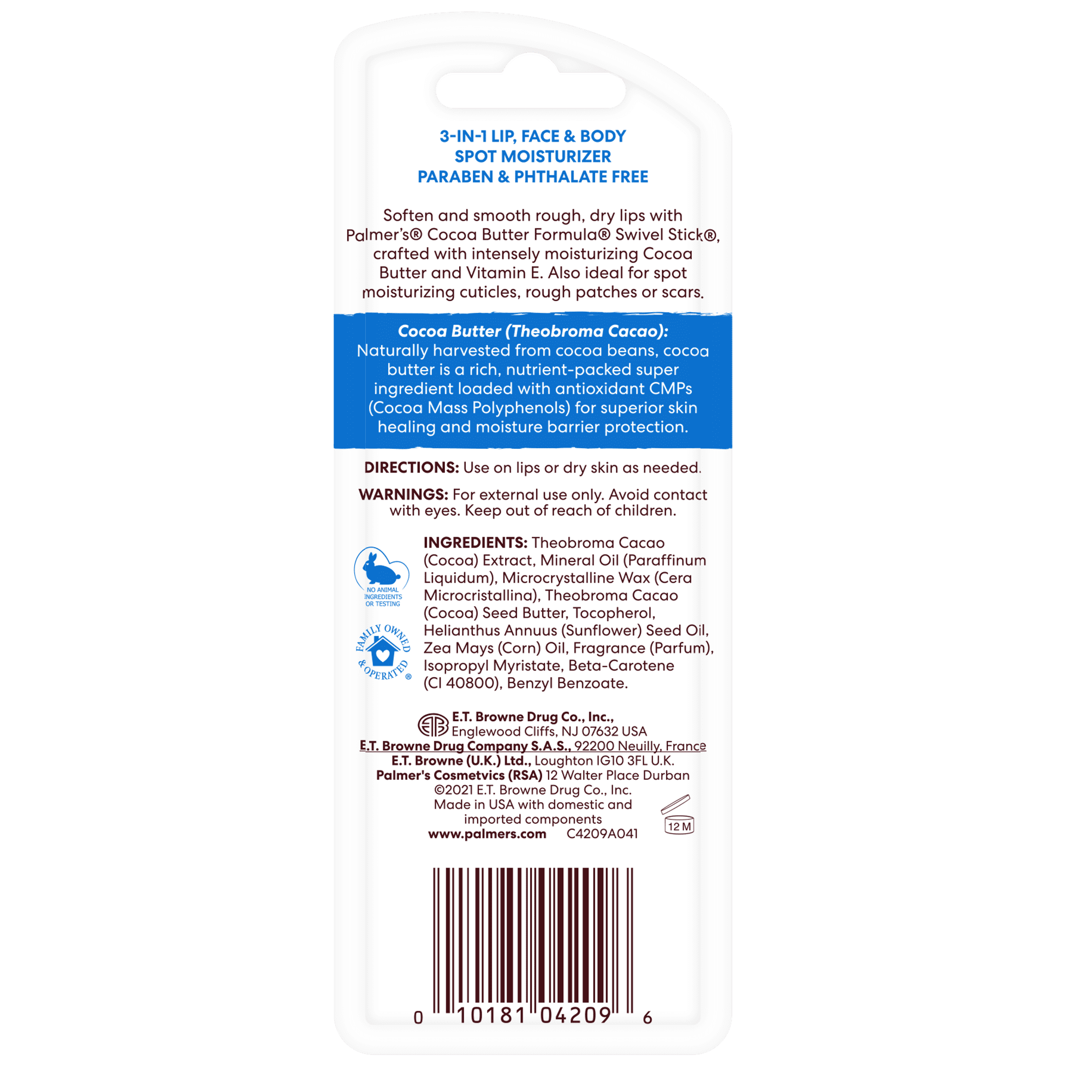  Palmer's Cocoa Butter Swivel Stick - 2 Pack