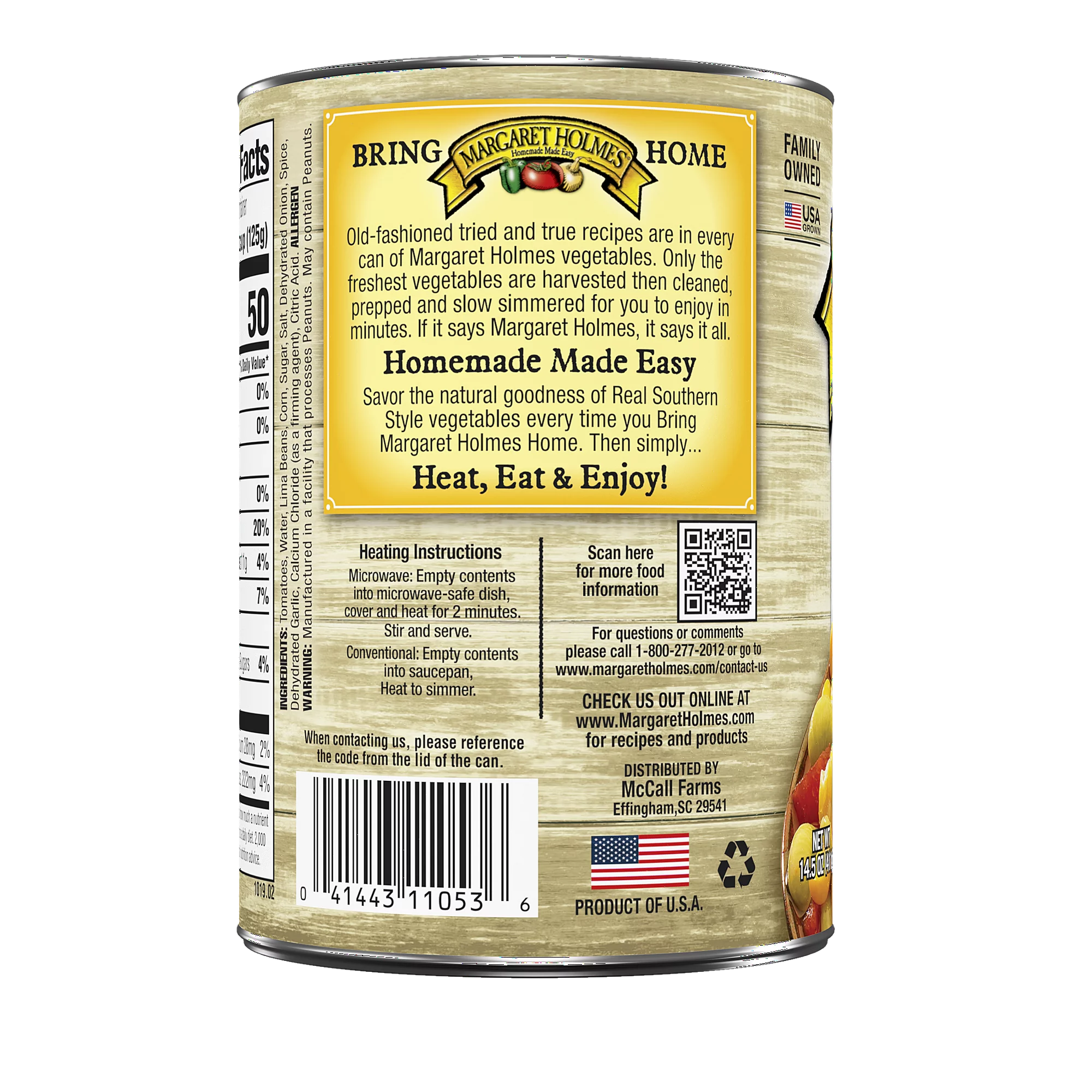 Margaret Holmes Canned Triple Succotash