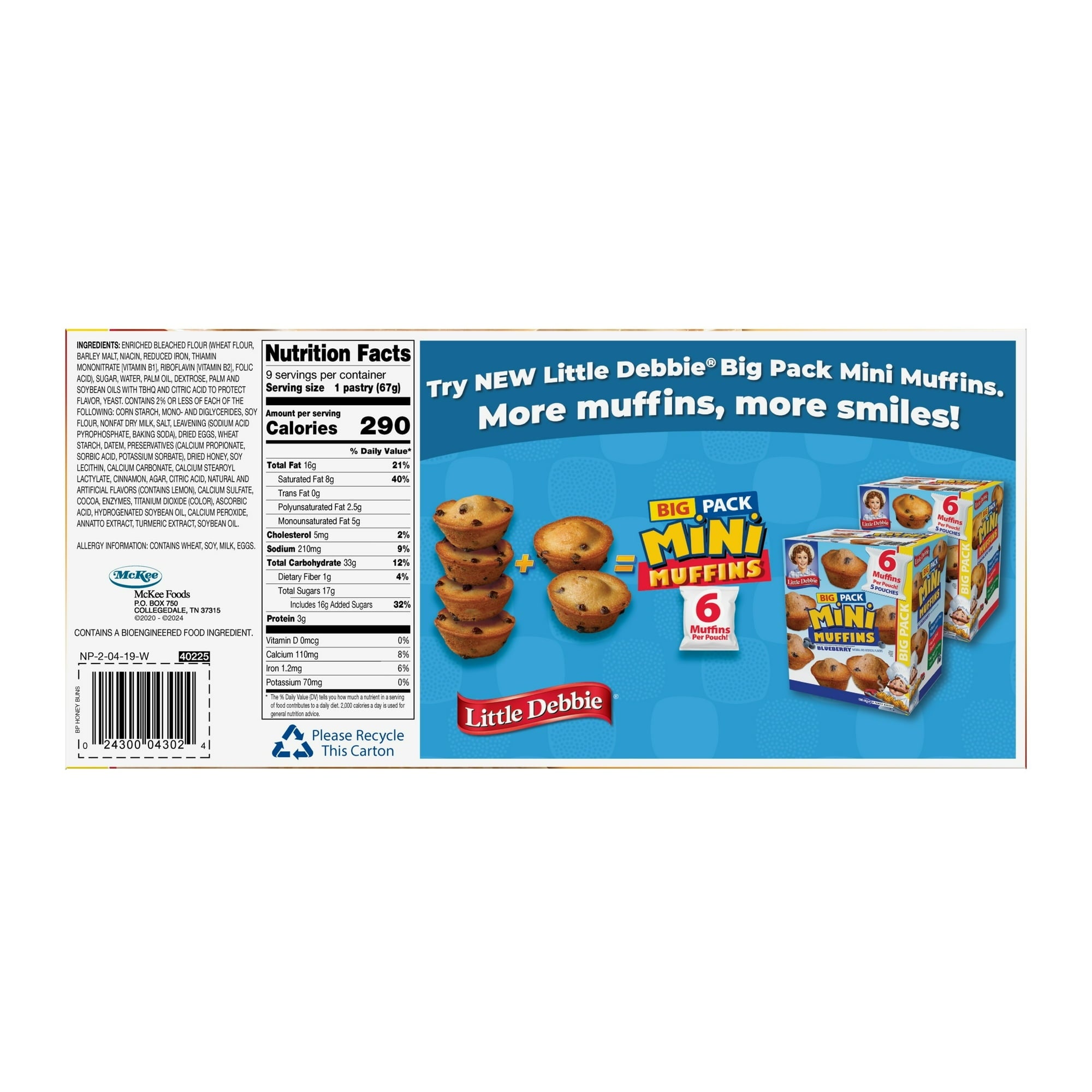 Little Debbie Big pack Honey Buns