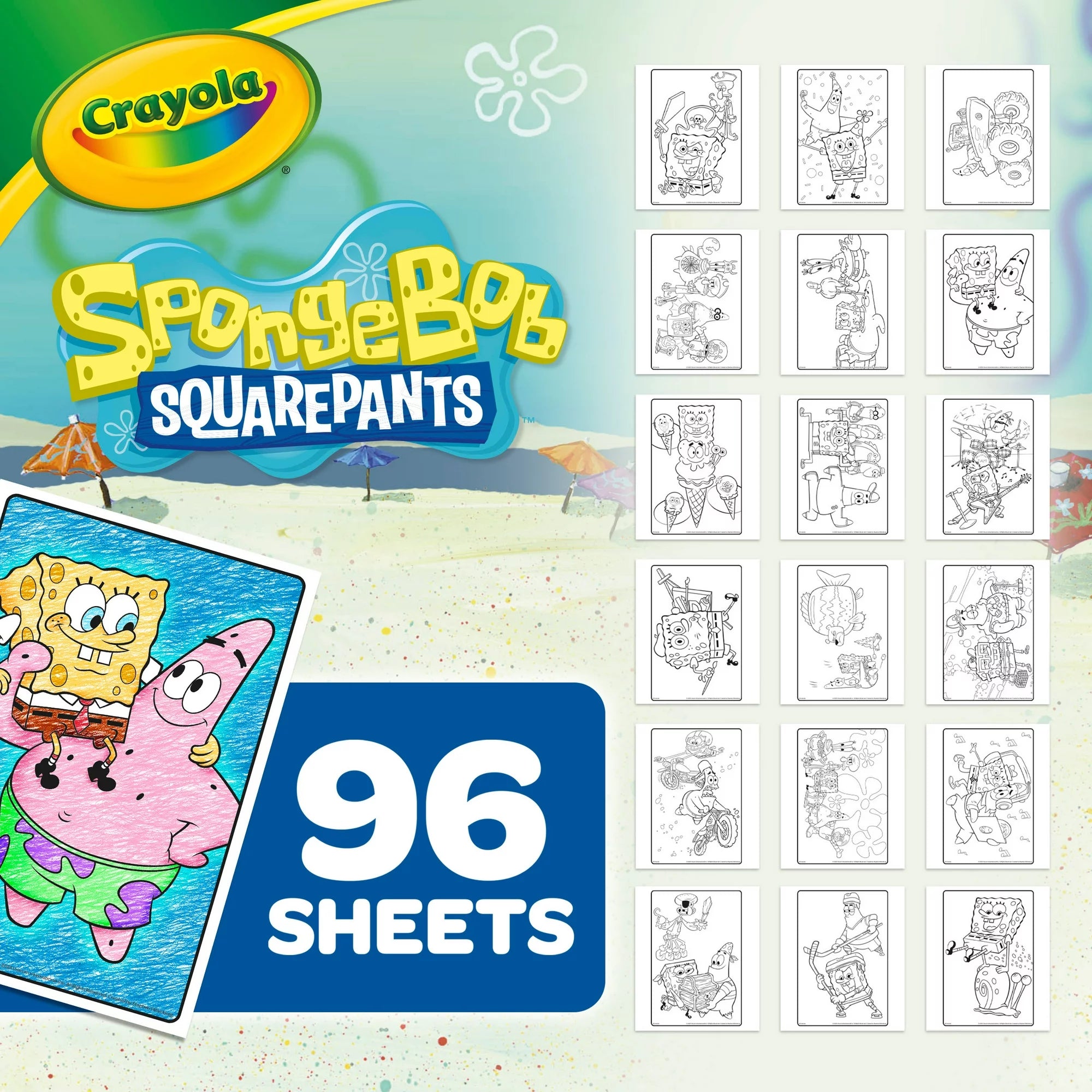 Crayola SpongeBob Coloring Book with Stickers