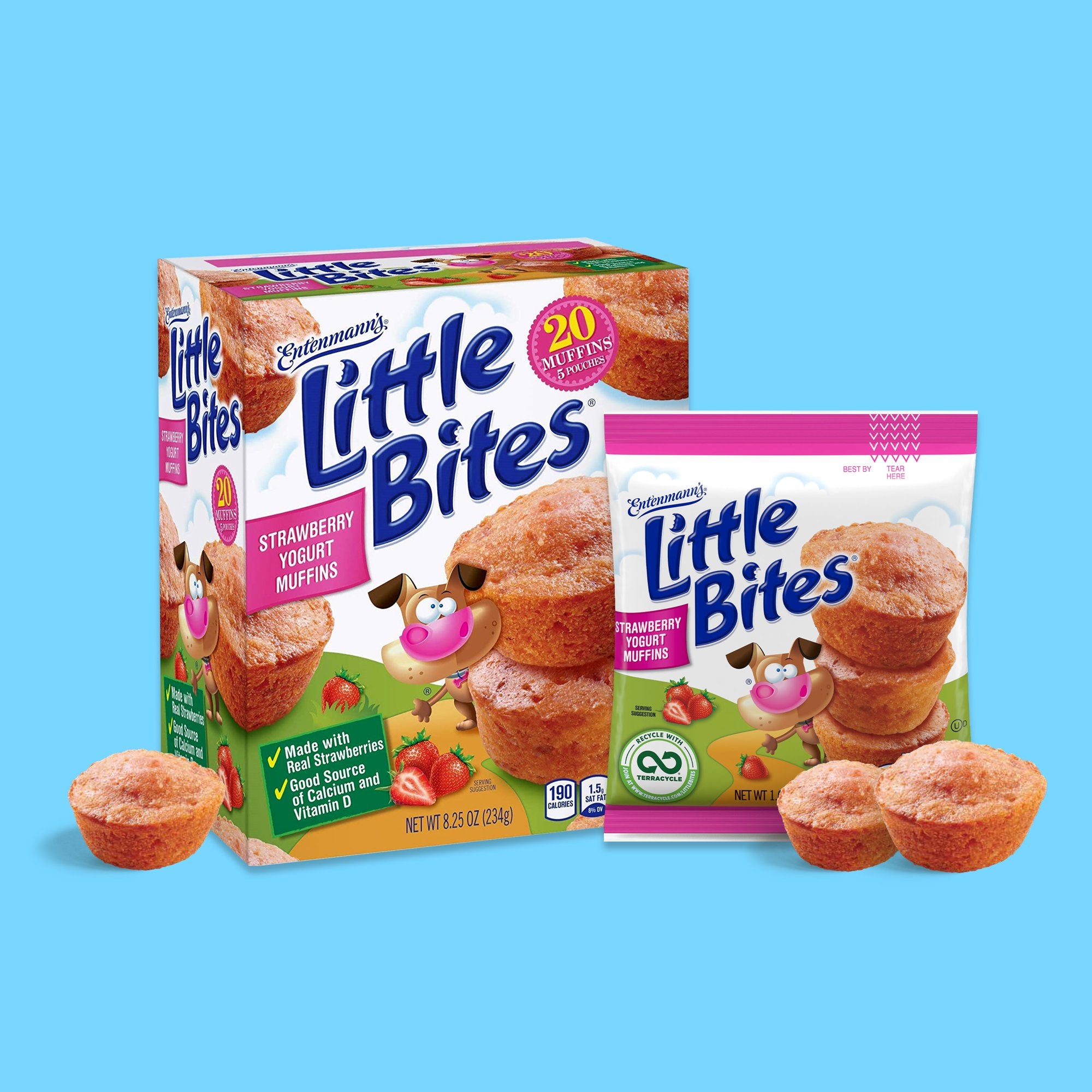 Little Bites Strawberry Yogurt Muffins