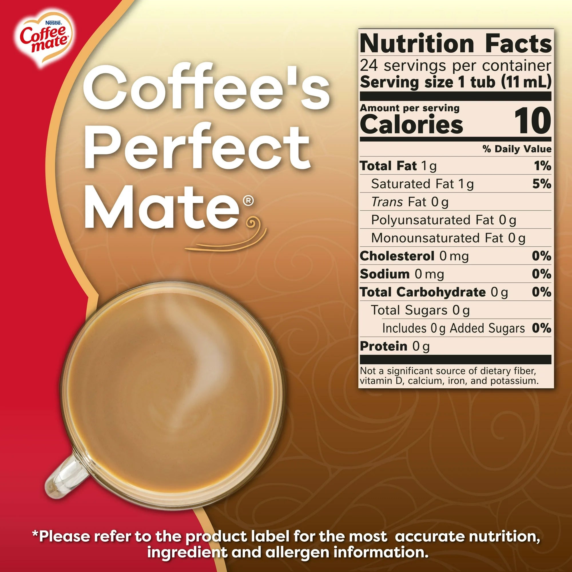 Nestle Coffee Mate Creamer Singles,9 fl oz