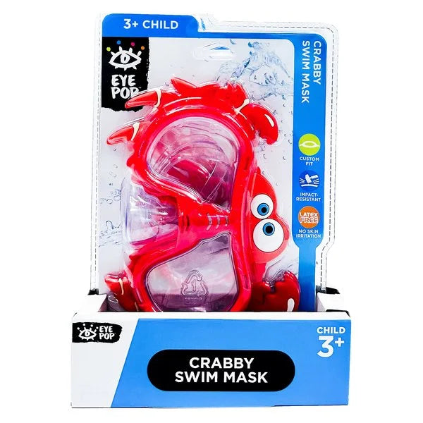 EyePop Red Crabby Swim Goggles