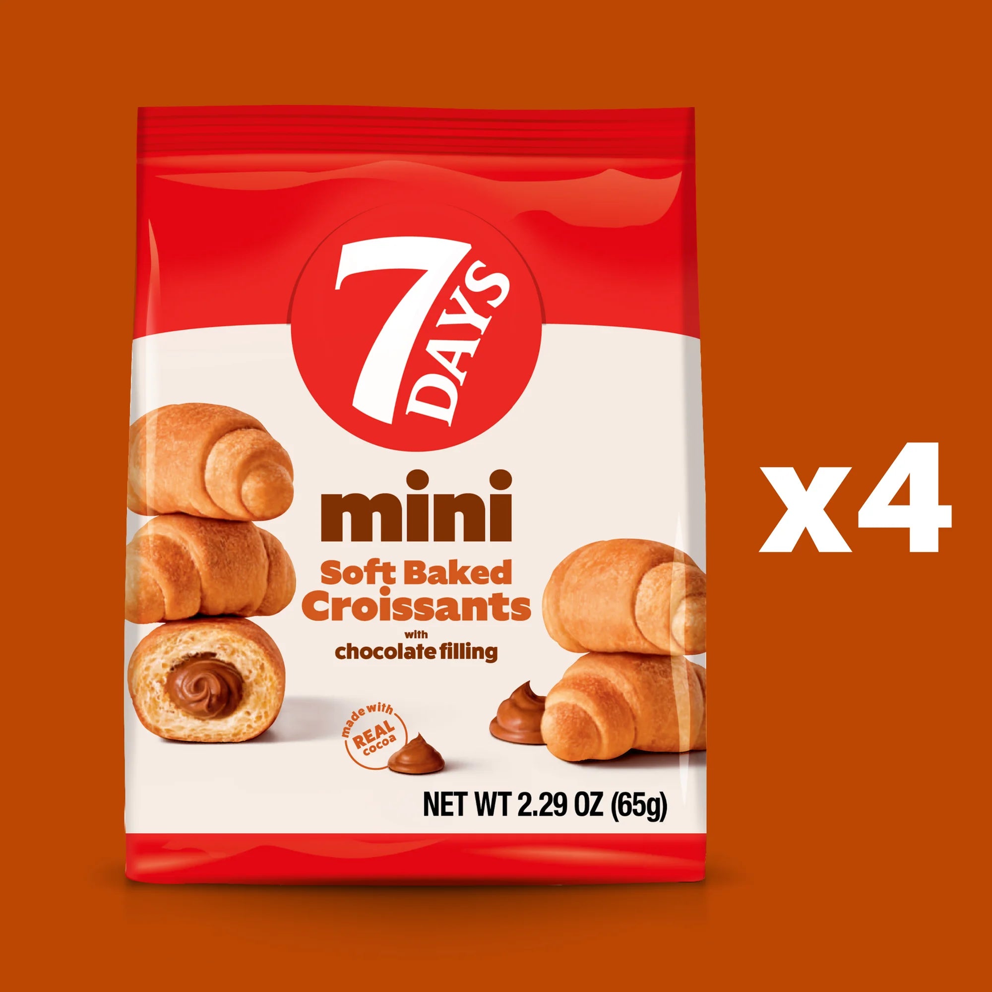 7Days Mini Croissants, Chocolate, Breakfast