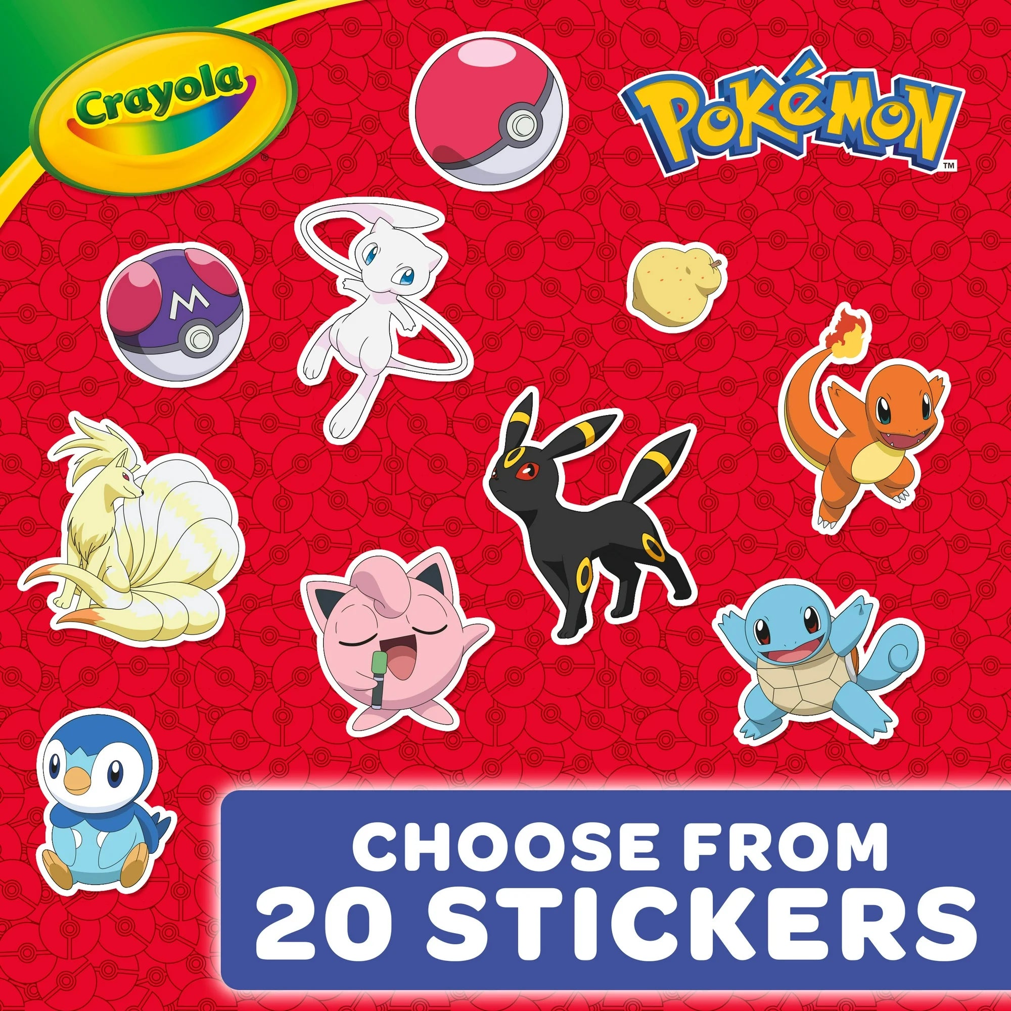 Crayola Pokémon Coloring Book with Stickers