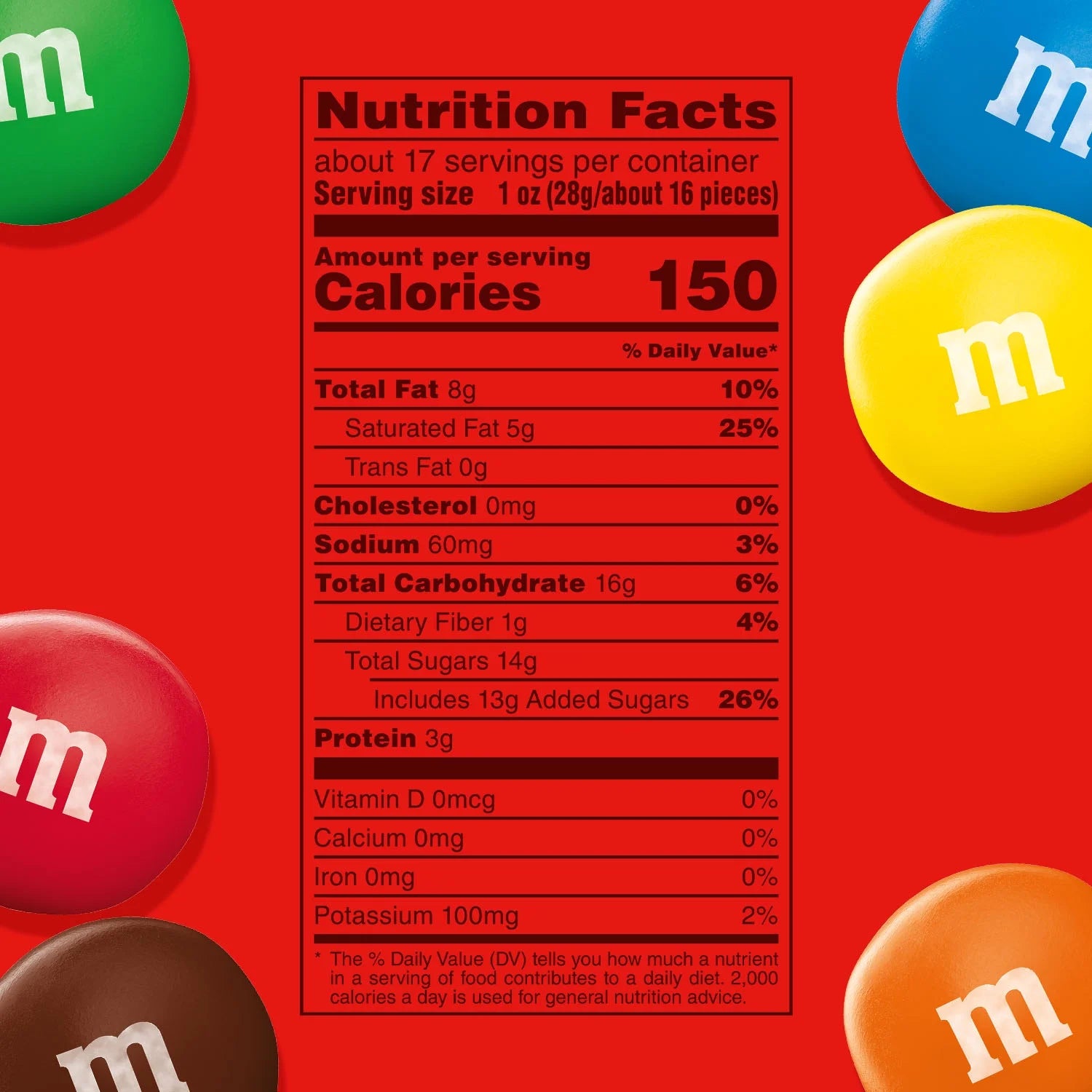 M&M's Peanut Butter Milk Chocolate Candy 