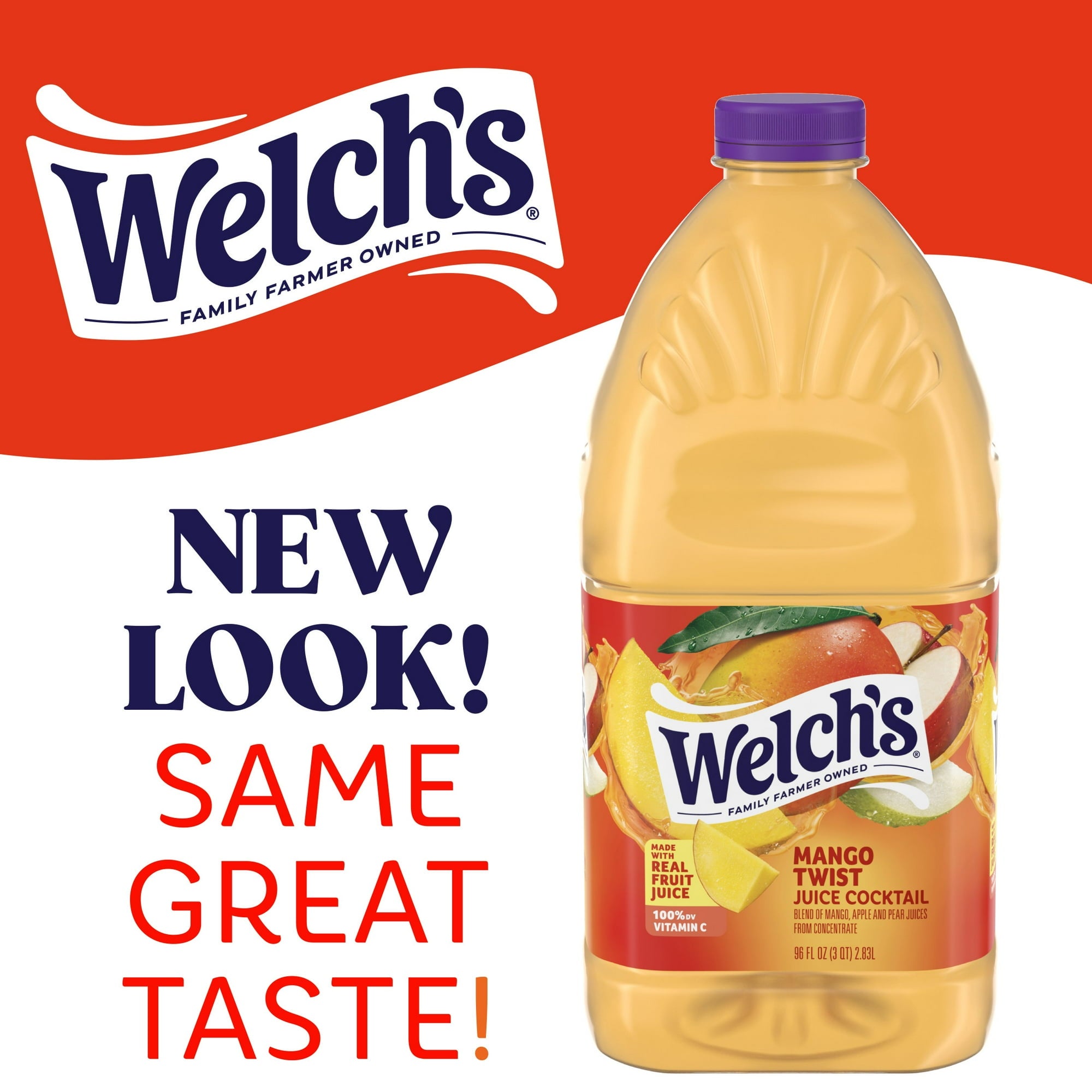 Welch's Mango Twist Juice Cocktail, 96 fl oz