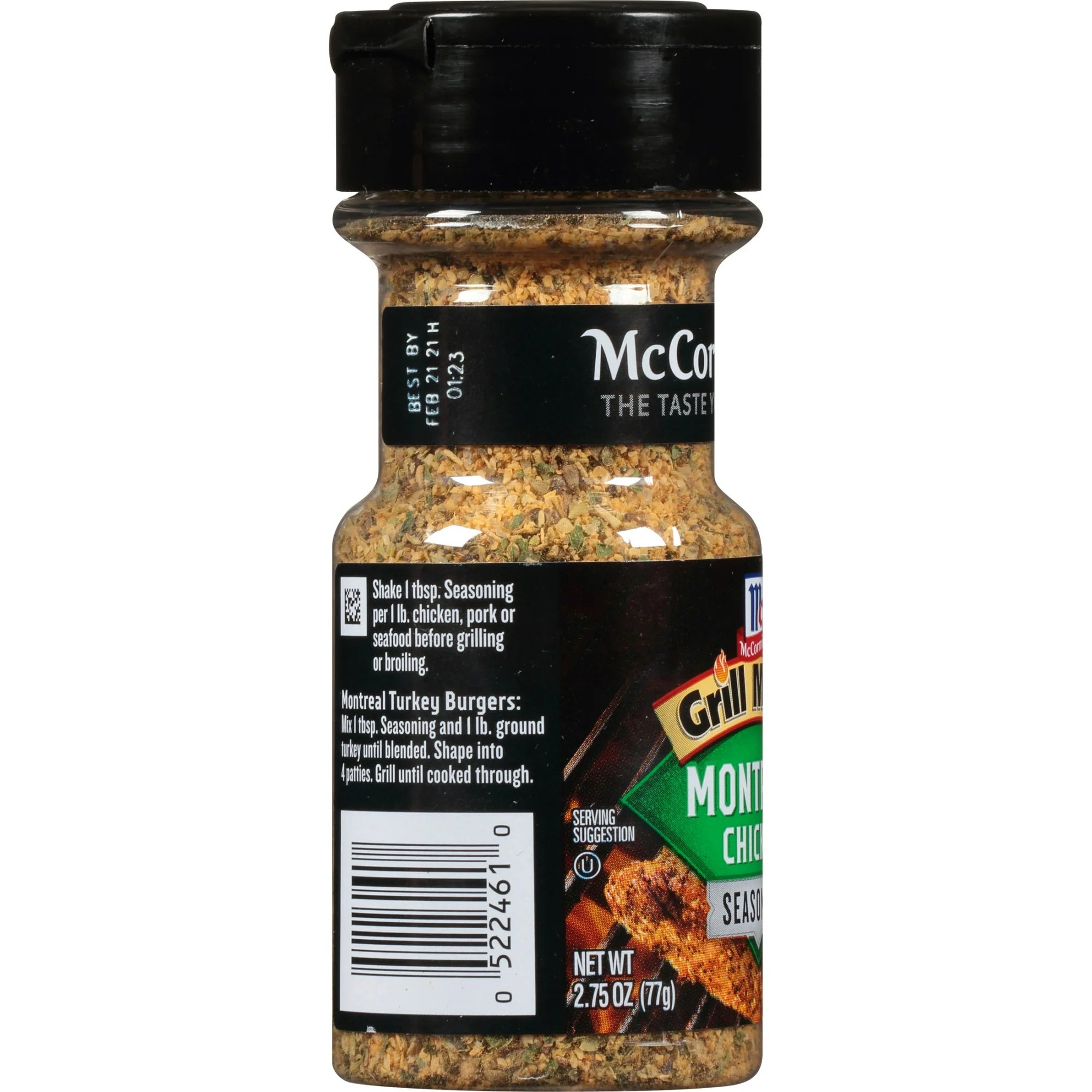 McCormick Grill Mates Montreal Seasoning, 2.75 oz 