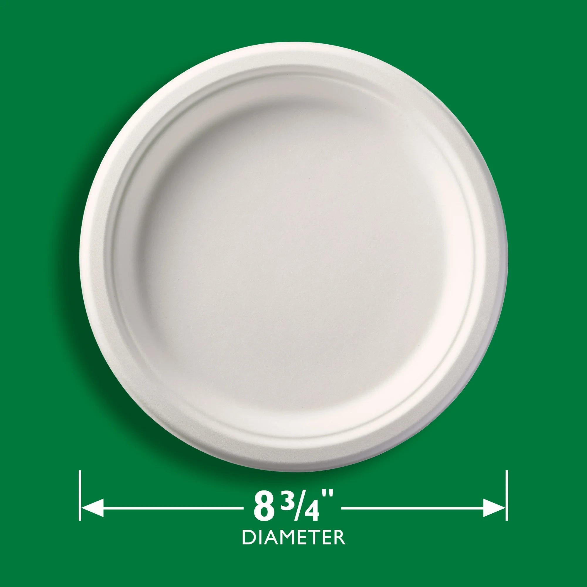 Hefty ECOSAVE Compostable Paper Plates