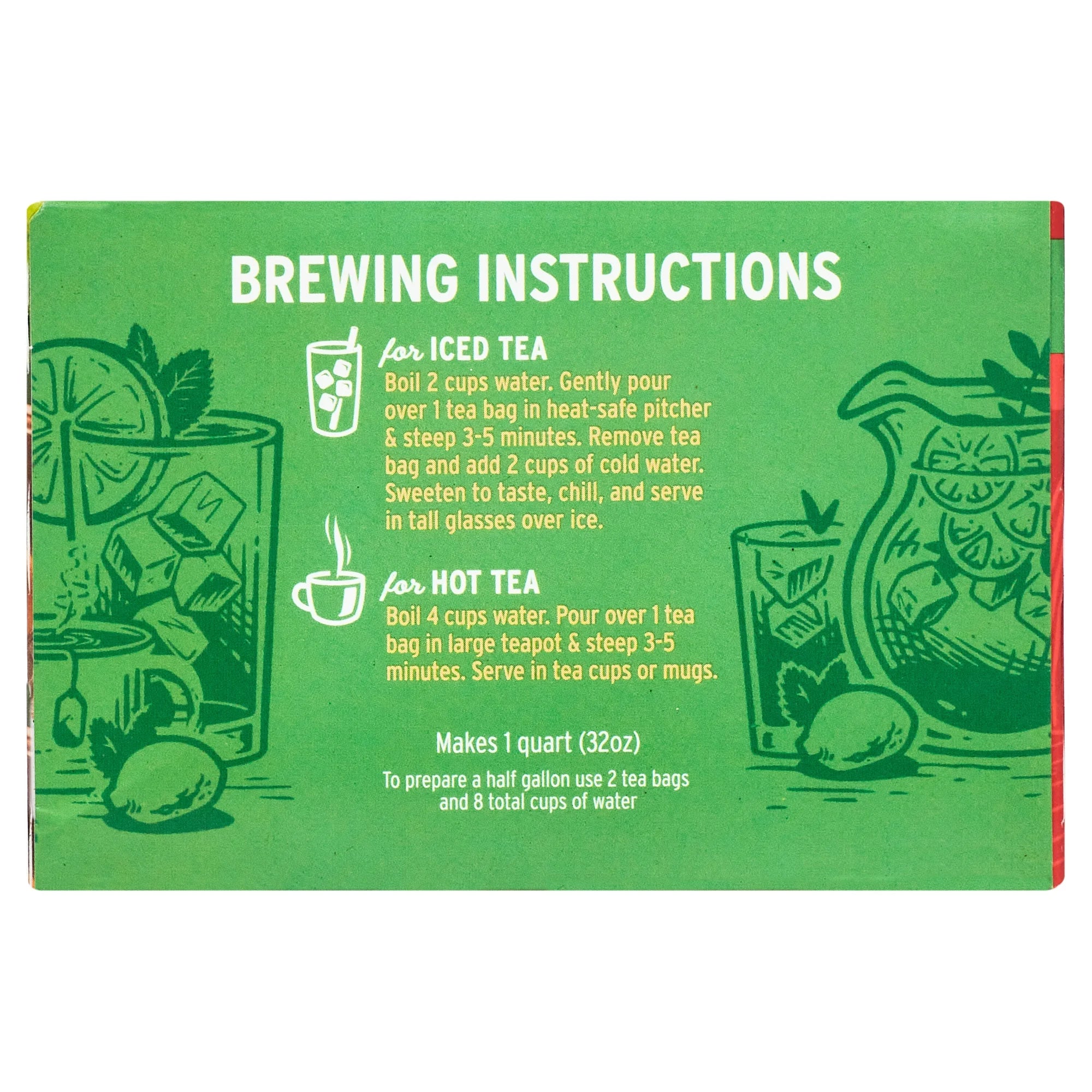 Luzianne Decaffeinated Black Iced Tea Bags