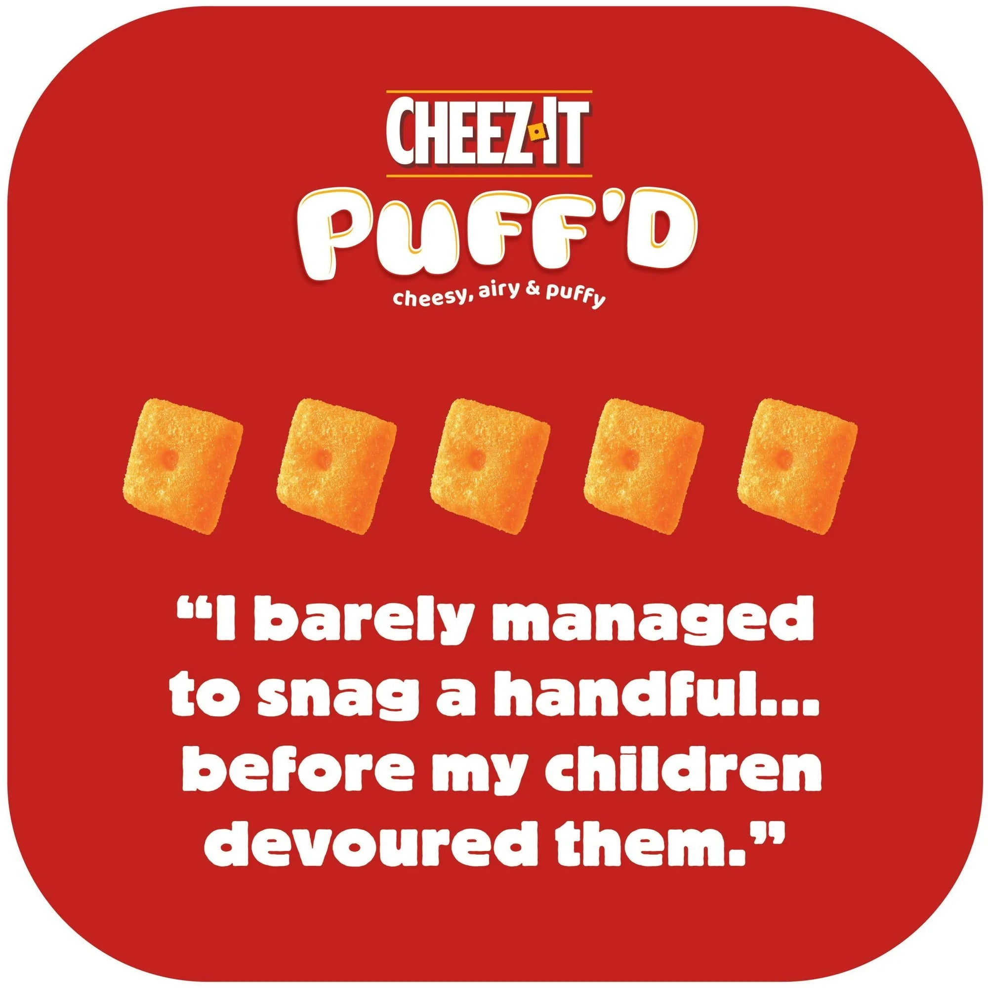 Cheez-It Puff'd Double Cheesy Baked Snacks