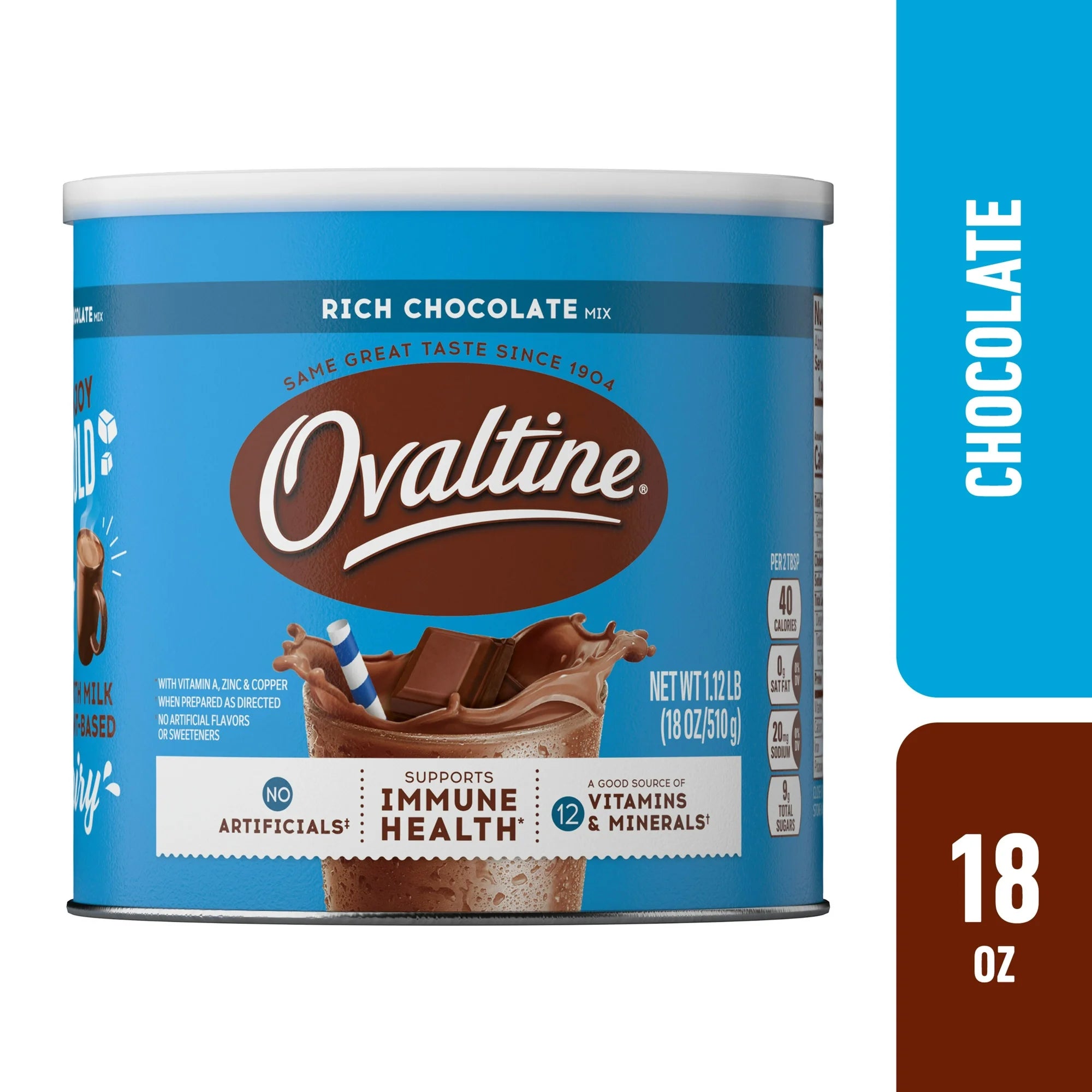 Ovaltine Rich Chocolate Powdered Drink Mix