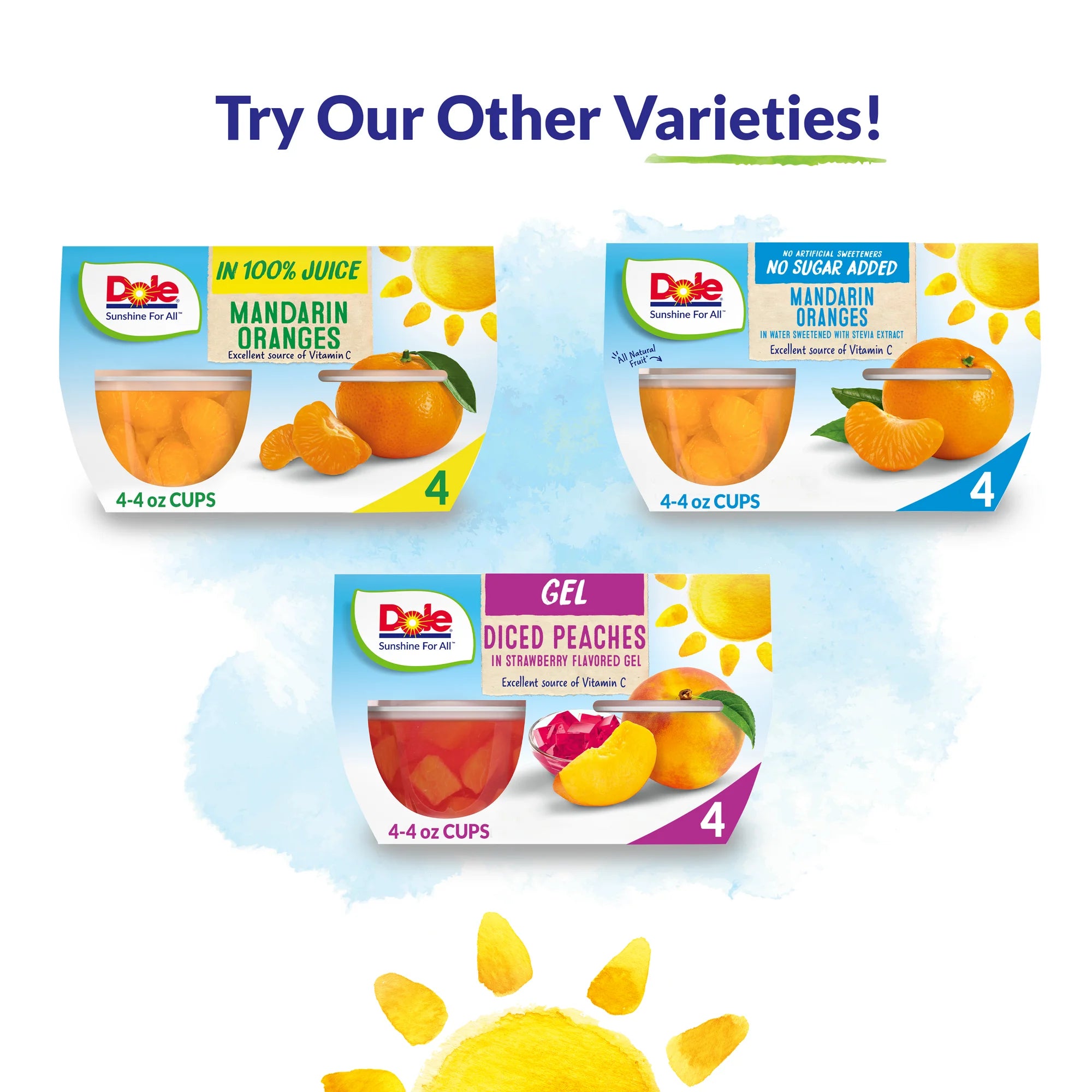 Dole Fruit Bowls Peaches and Creme Parfait, 4.3 oz (4 Cups)