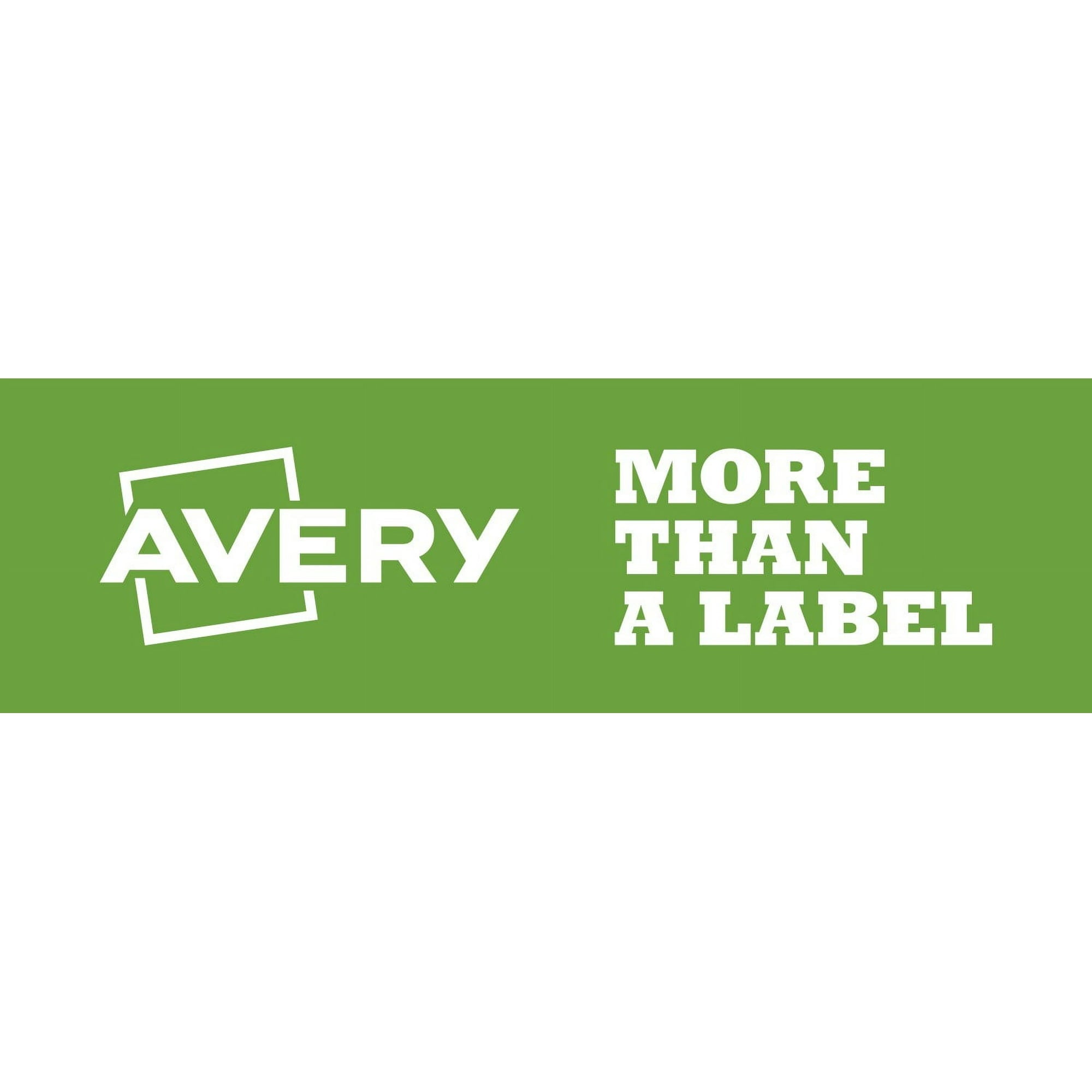 Avery Easy Peel Address Labels, White, 1-1/3" x 4", 140 Labels