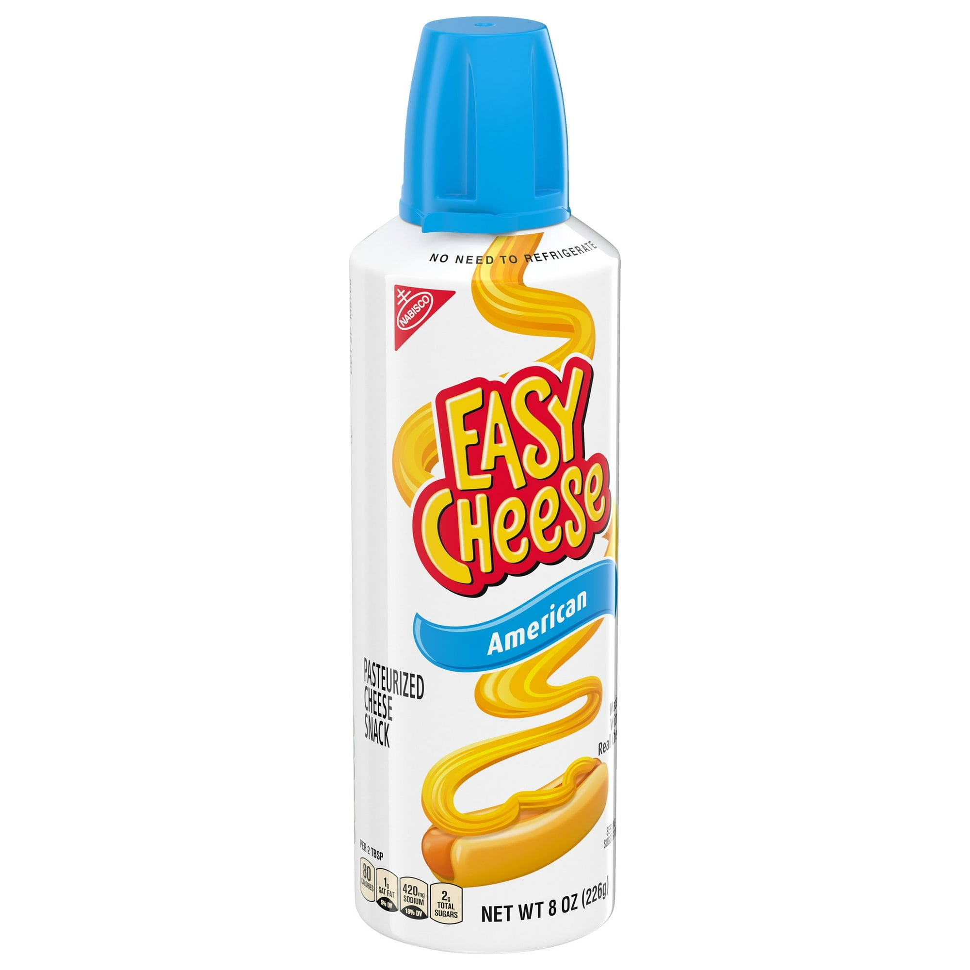 Easy Cheese American Cheese Snack, 8 oz