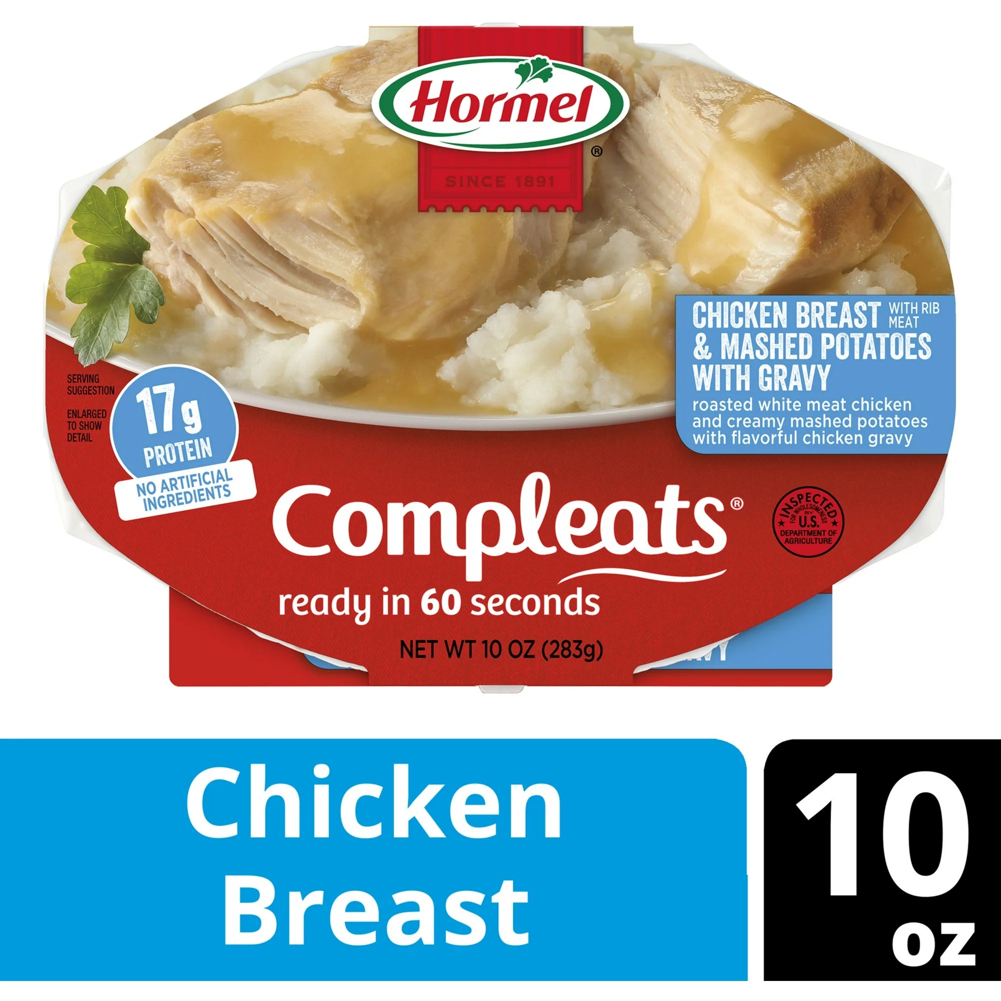 HORMEL COMPLEATS Chicken Gravy & Mashed Potatoes